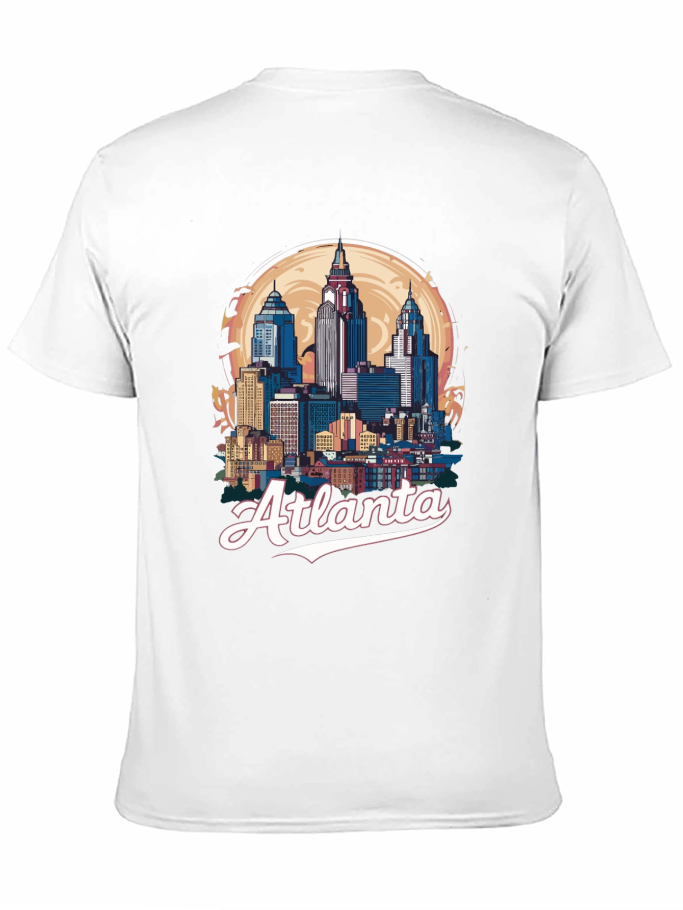 Atlanta Skyline Black Graphic Tee