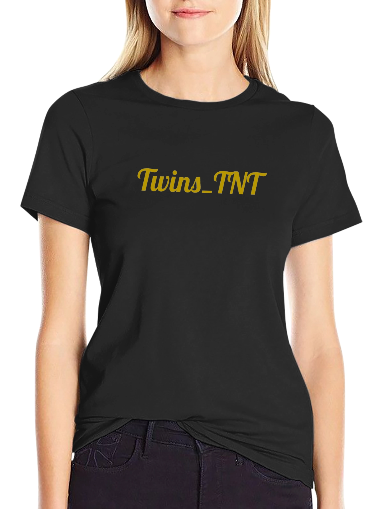 Twins_TNT Black T-Shirt