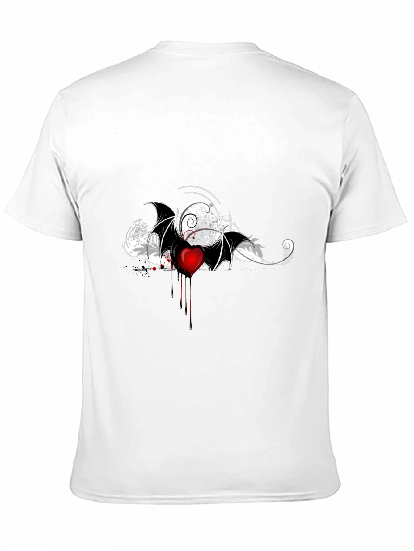 Bleeding Heart Bat Wing Graphic Tee