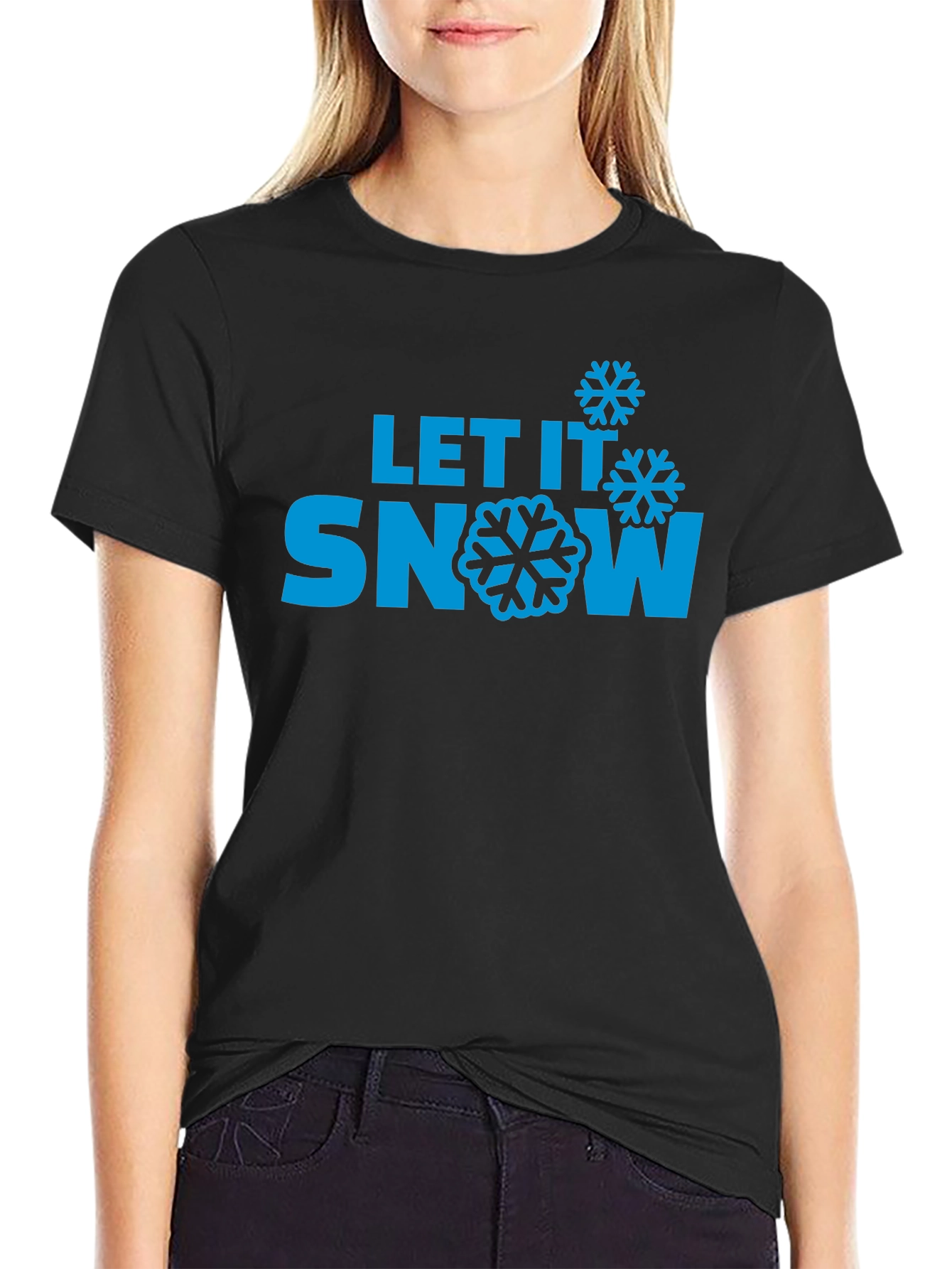 Let It Snow Graphic Tee - Winter Holiday Shirt