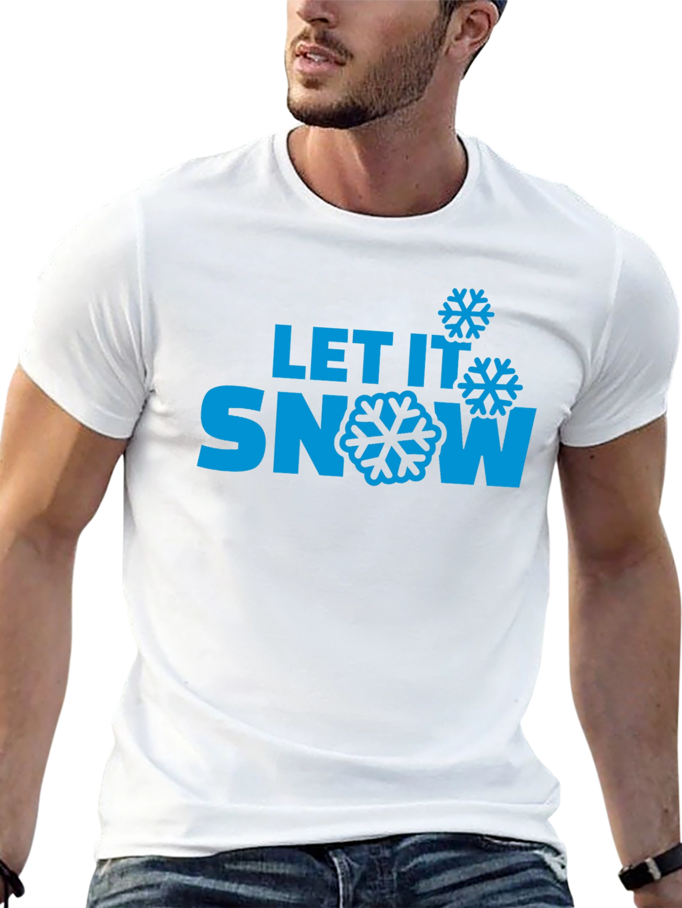 Let It Snow Graphic Tee - Winter Holiday Shirt