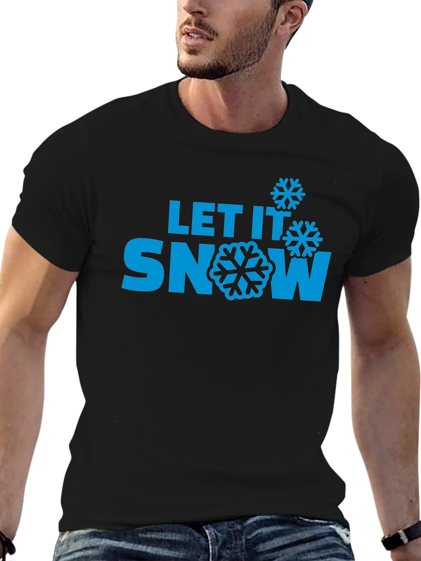 Let It Snow Graphic Tee - Winter Holiday Shirt