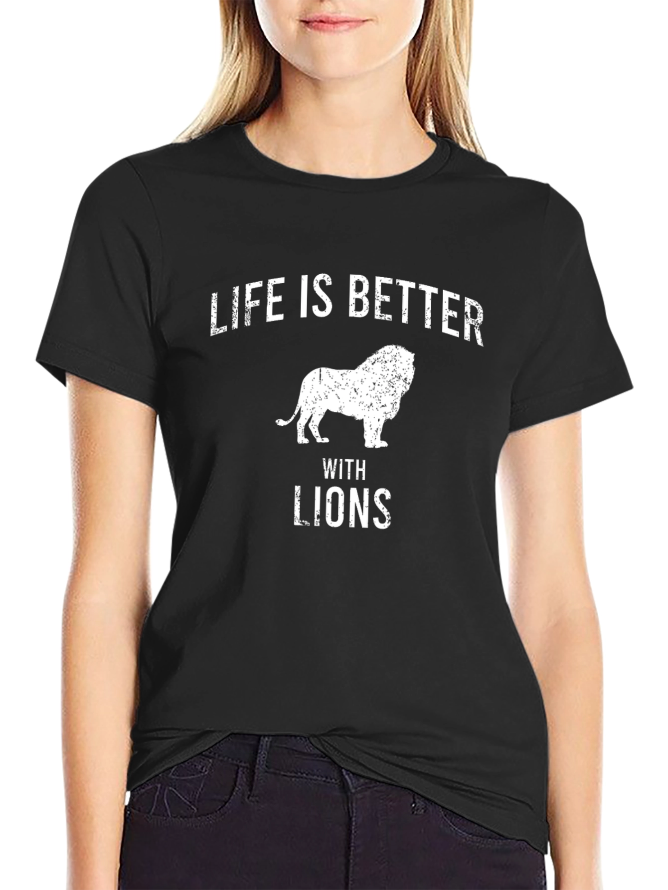 Life is Better with Lions Graphic Tee