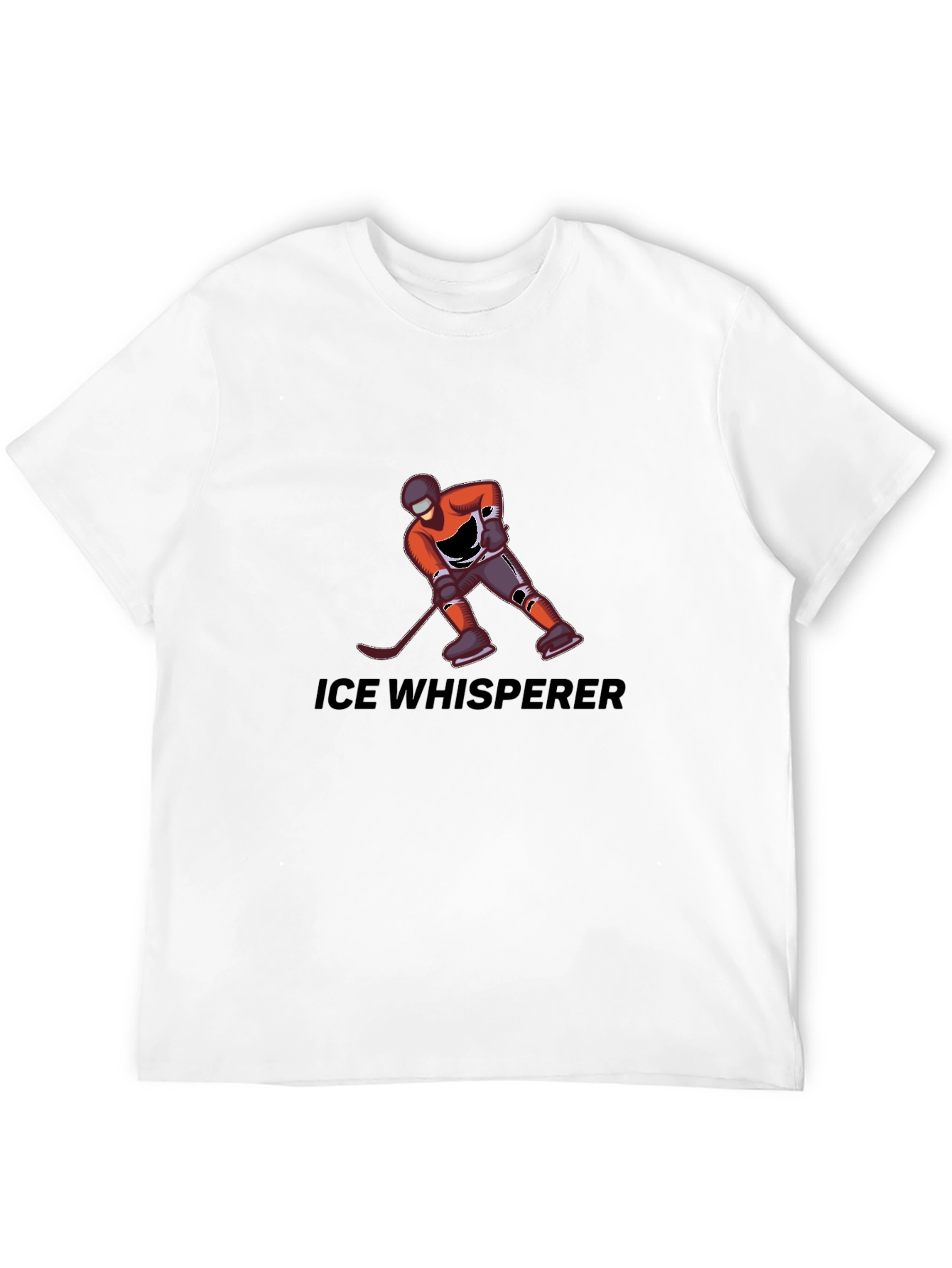 Ice Whisperer T-Shirt - Hockey Player Design