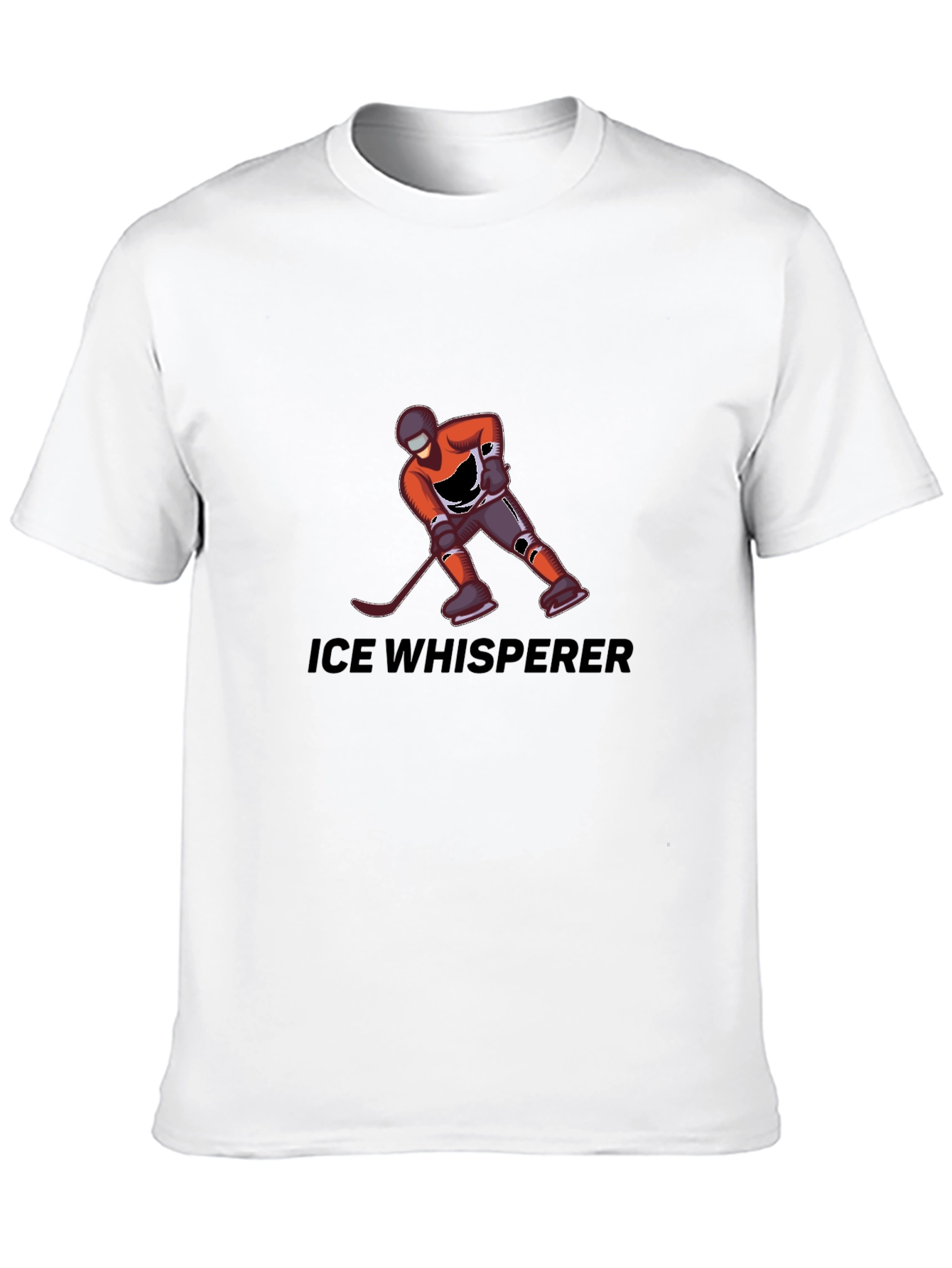 Ice Whisperer T-Shirt - Hockey Player Design