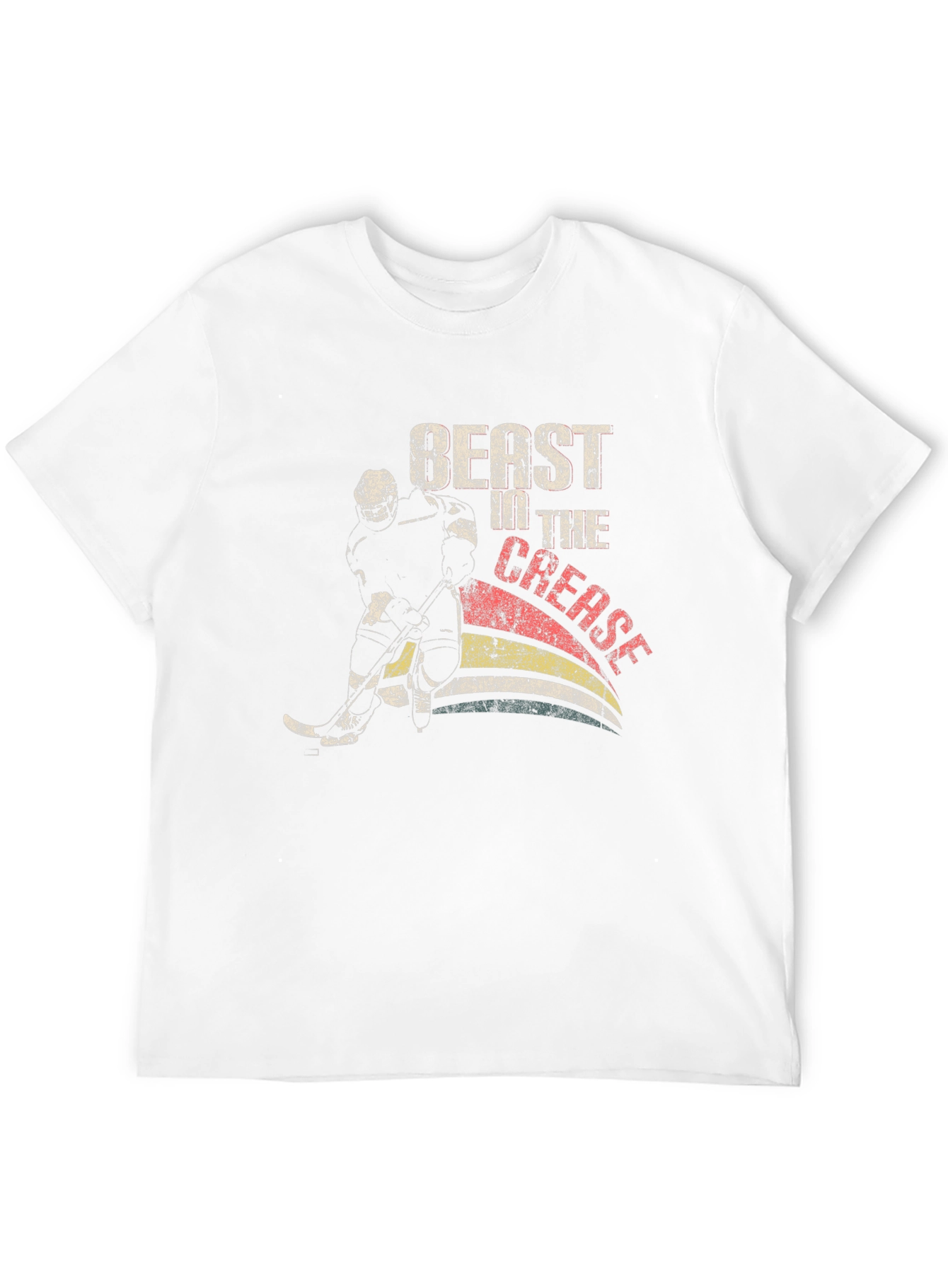 Beast In The Crease Hockey Graphic T-Shirt