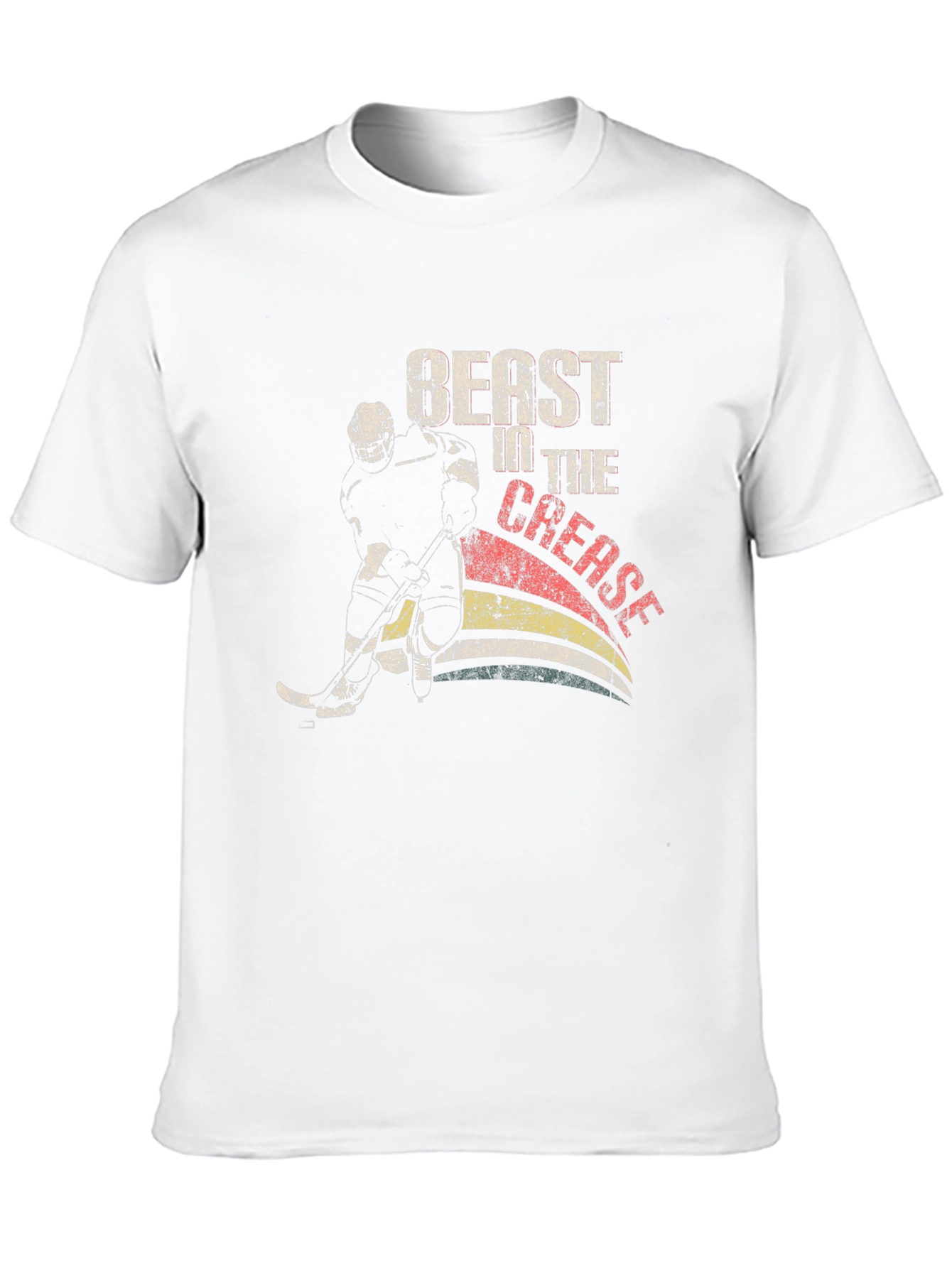 Beast In The Crease Hockey Graphic T-Shirt