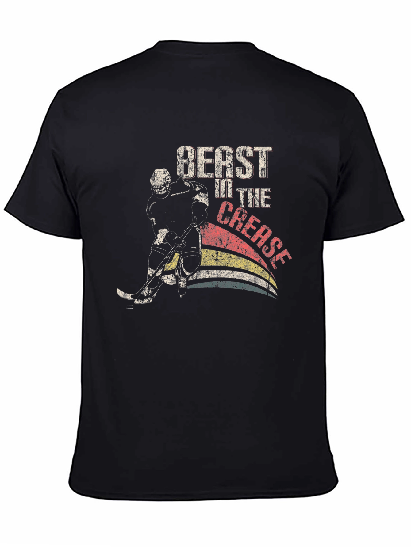 Beast In The Crease Hockey Graphic T-Shirt