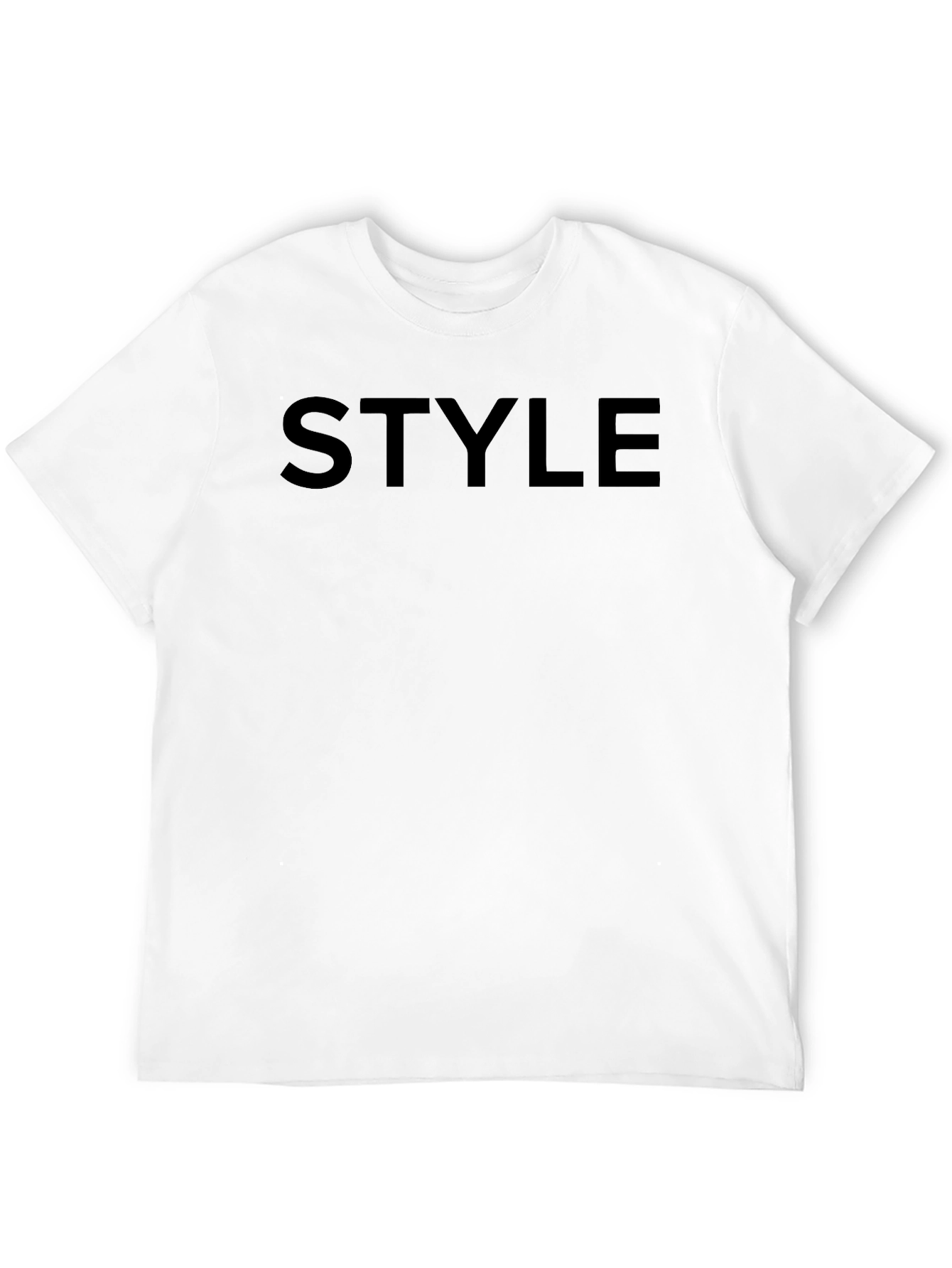 Mens Black Style Tee - Casual Fashion