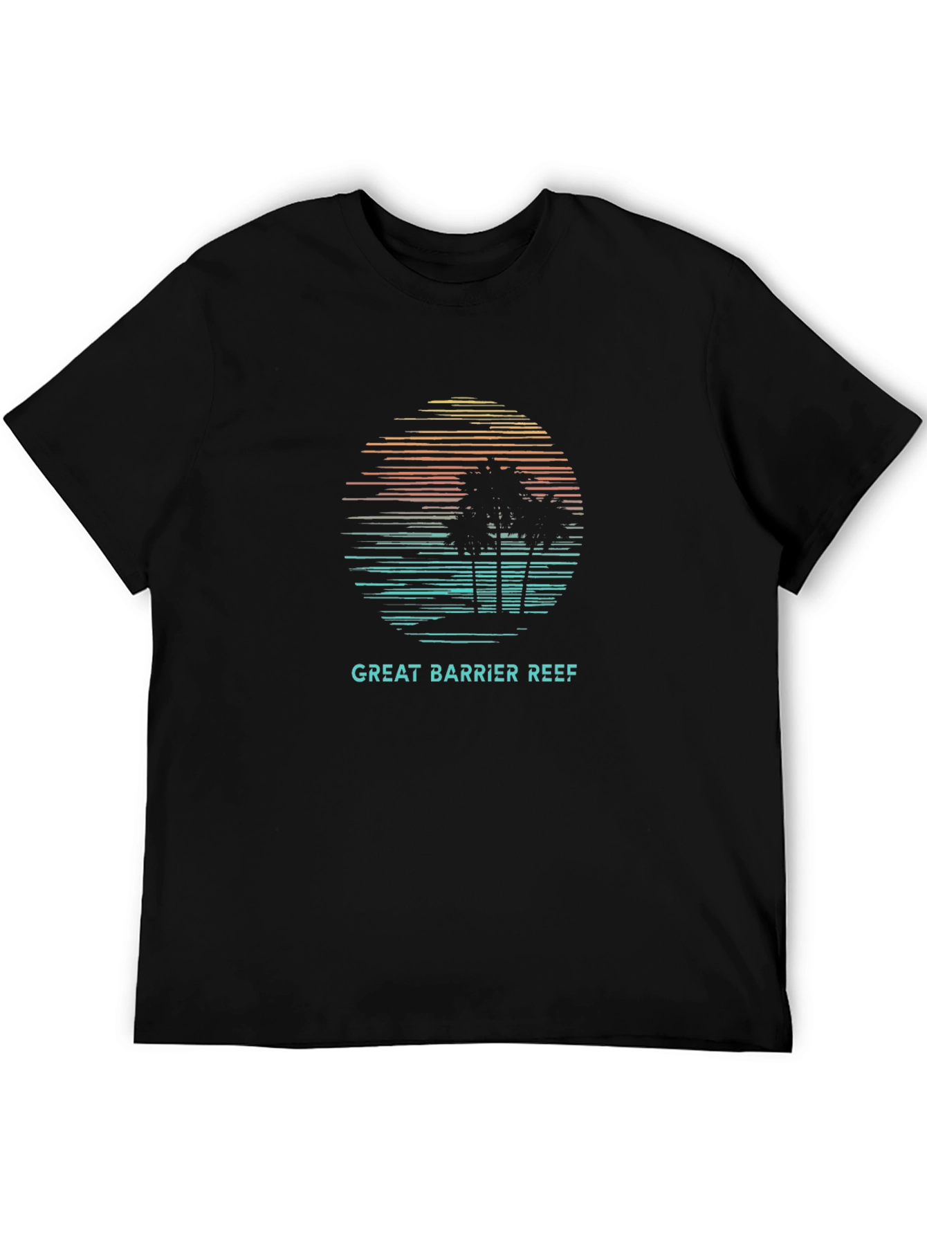 Great Barrier Reef Graphic T-Shirt - Black