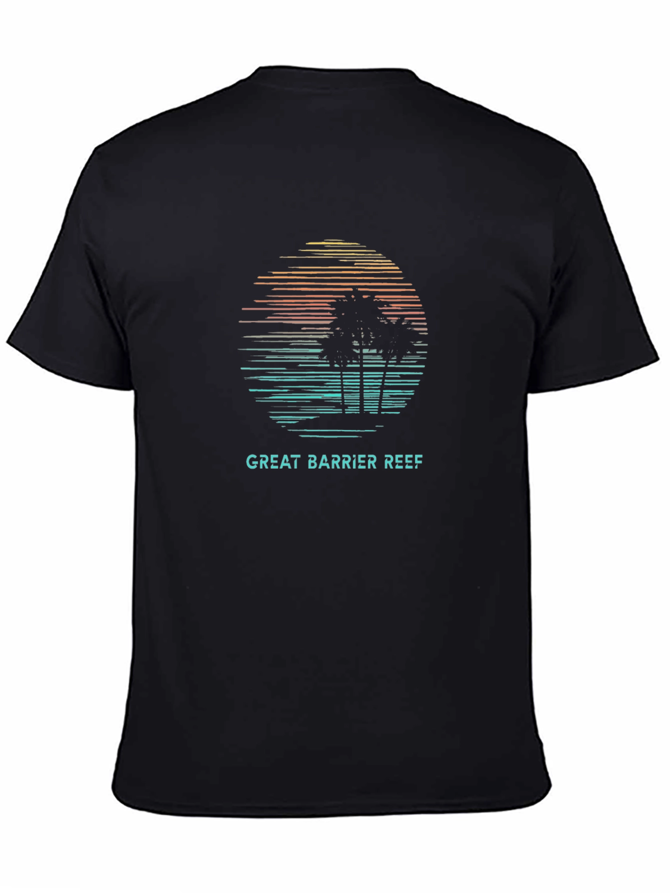Great Barrier Reef Graphic T-Shirt - Black