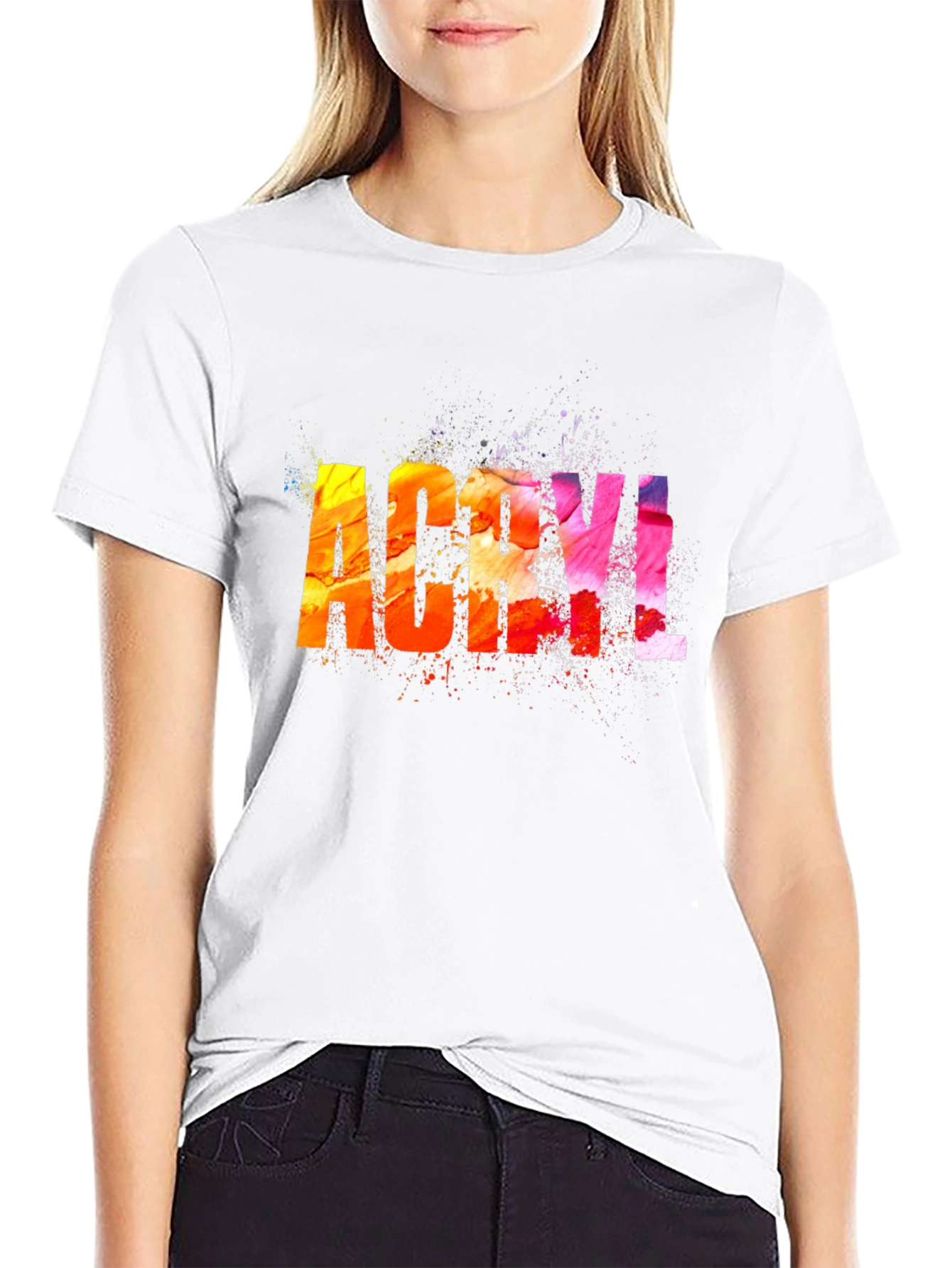 ACRYL Colorful Graphic Tee
