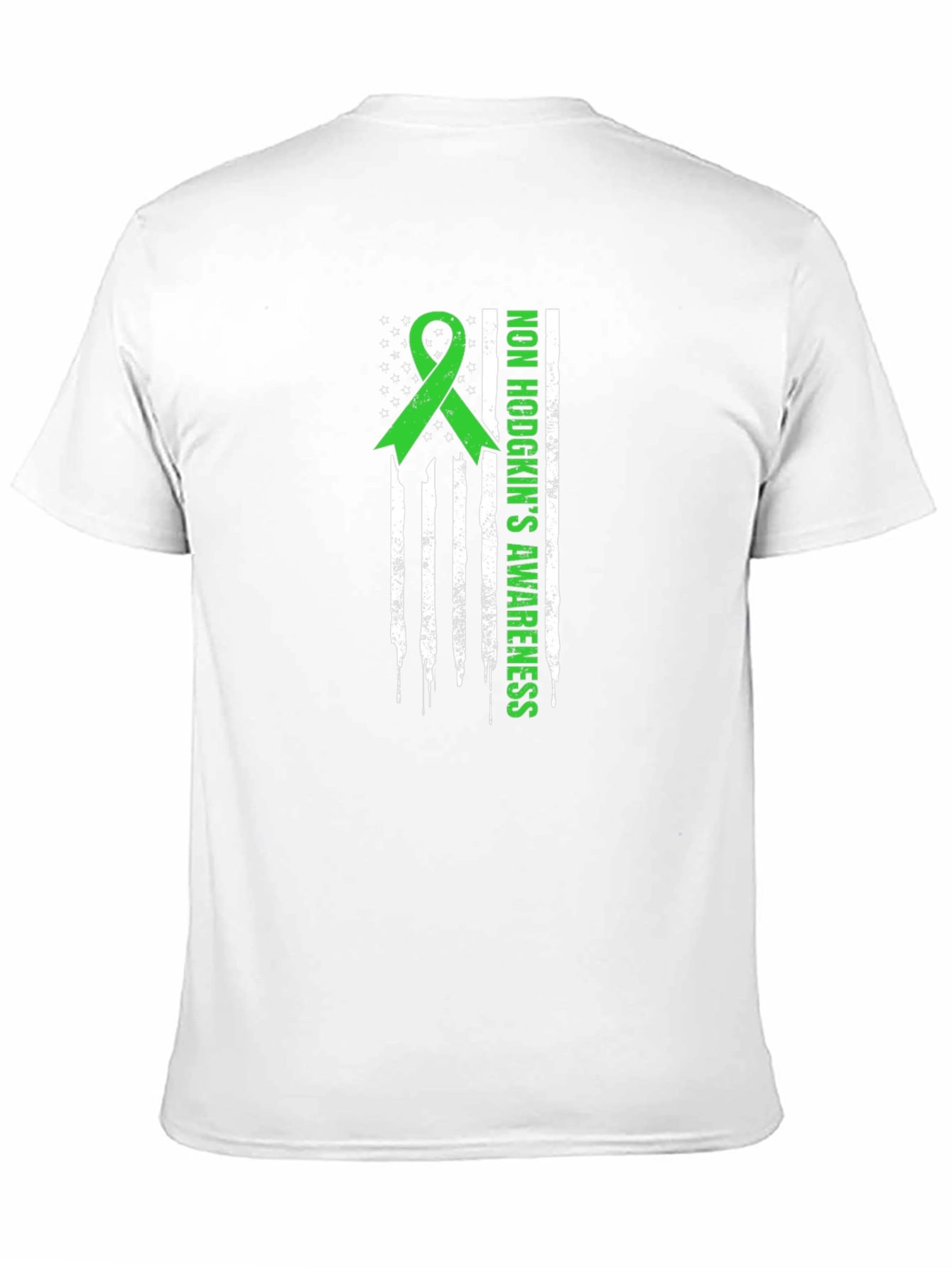 Non Hodgkins Awareness T-Shirt - Green Ribbon