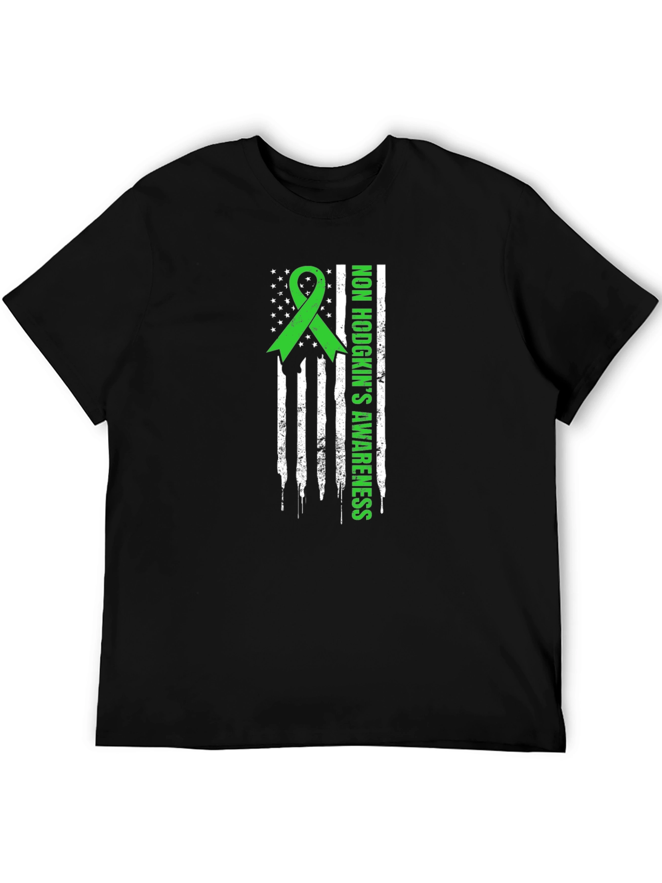 Non Hodgkins Awareness T-Shirt - Green Ribbon