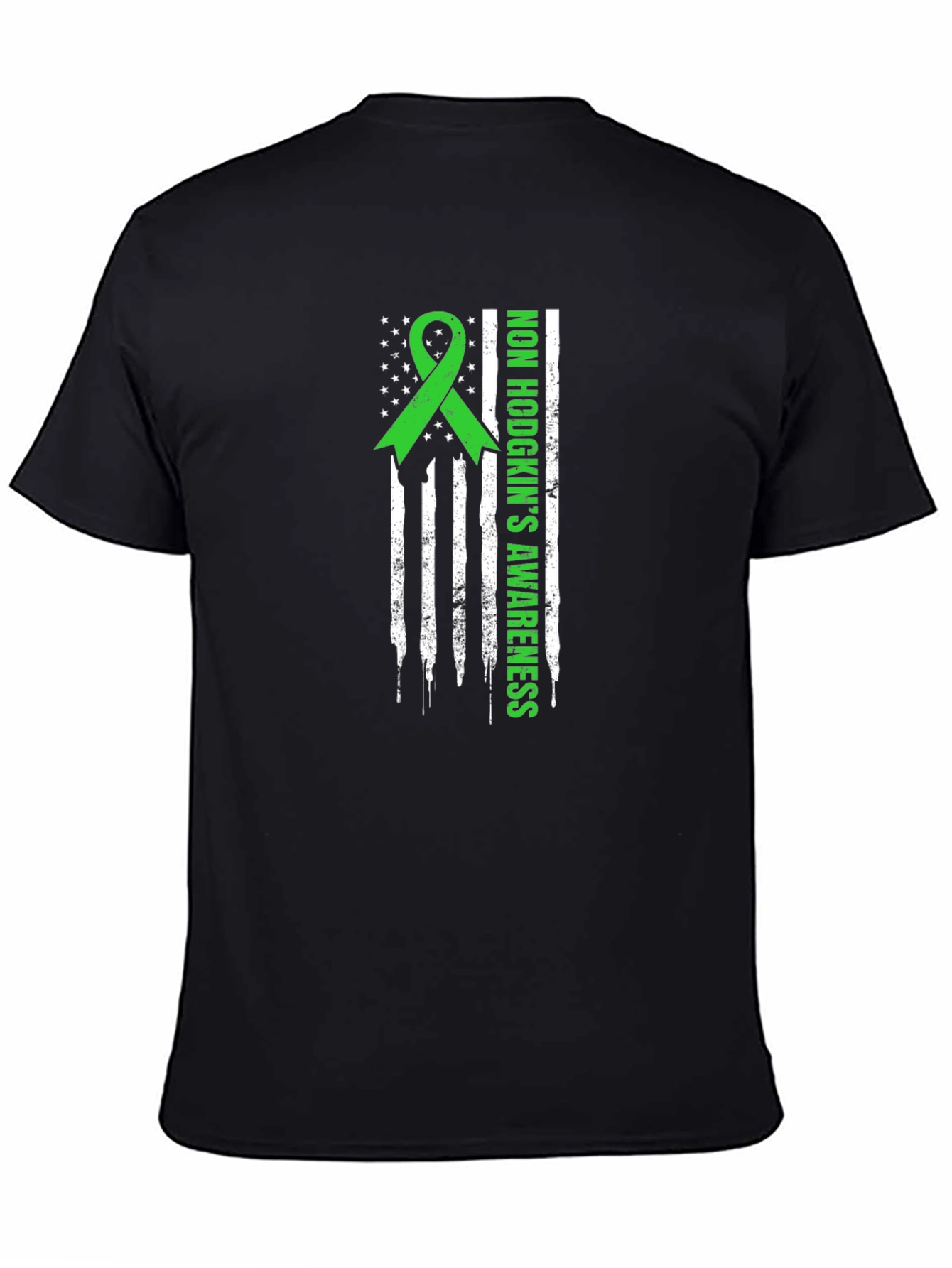 Non Hodgkins Awareness T-Shirt - Green Ribbon