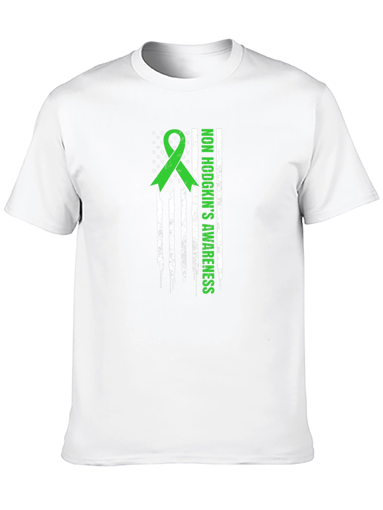 Non Hodgkins Awareness T-Shirt - Green Ribbon