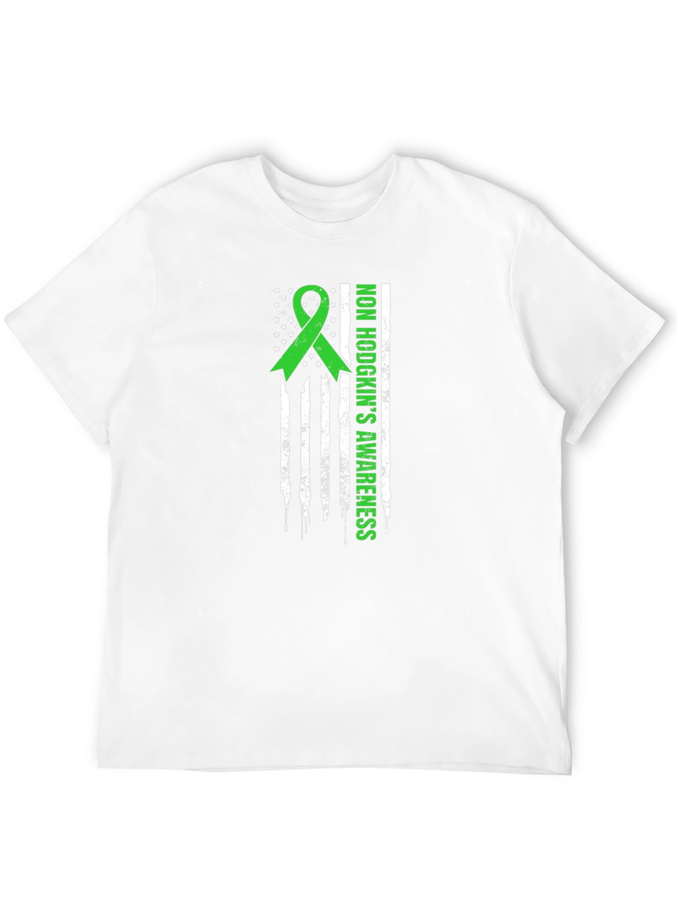 Non Hodgkins Awareness T-Shirt - Green Ribbon