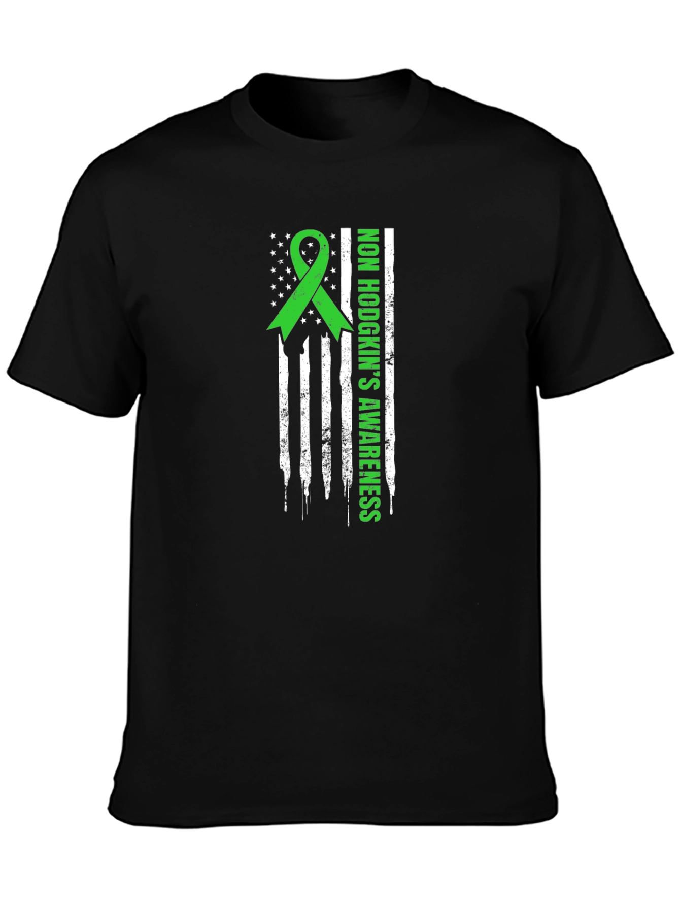 Non Hodgkins Awareness T-Shirt - Green Ribbon