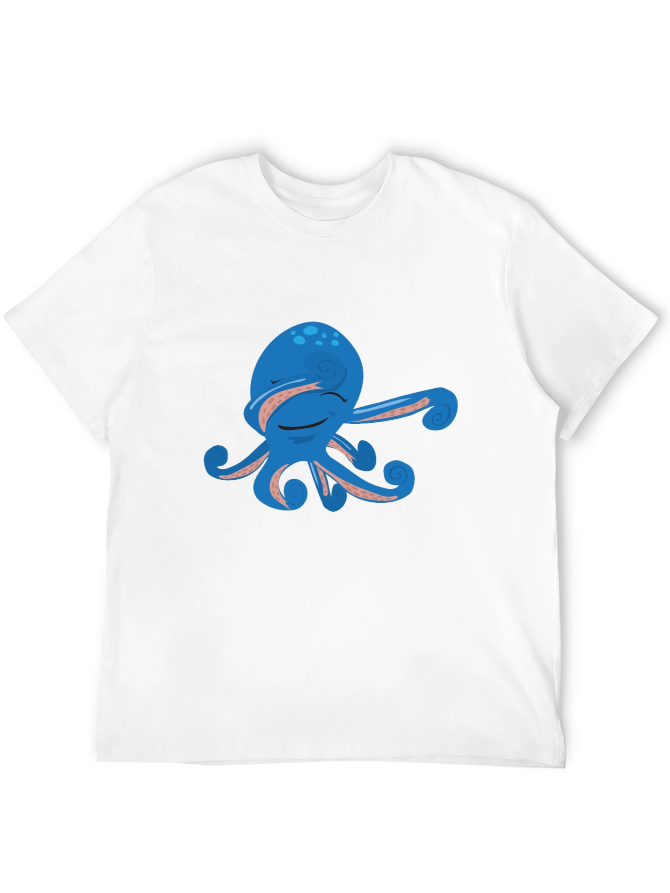 Cool Octopus Graphic Tee - Mens Black Shirt