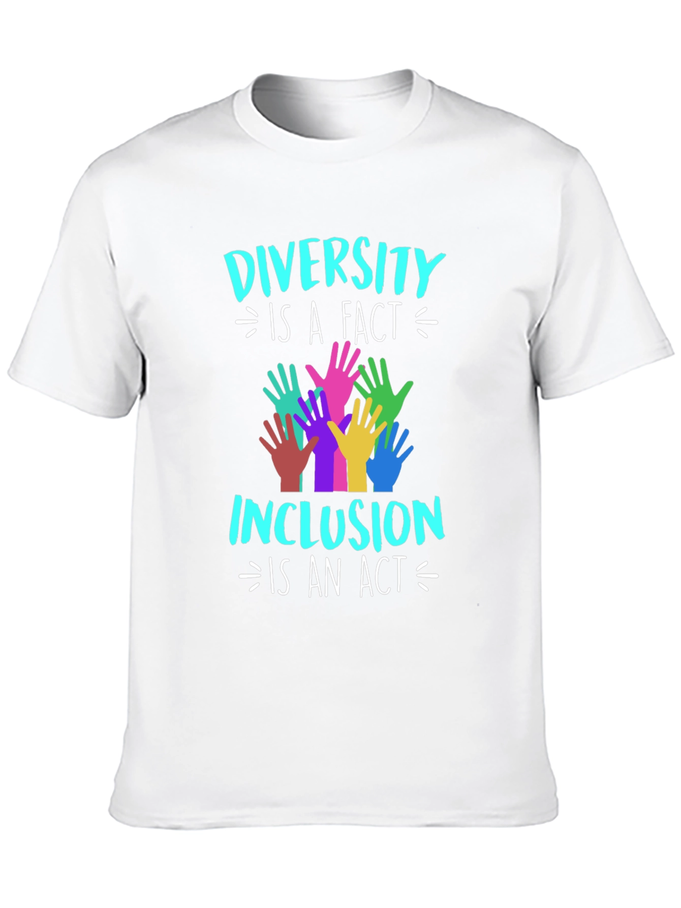 Diversity Inclusion T-Shirt Equality Hands Graphic Tee