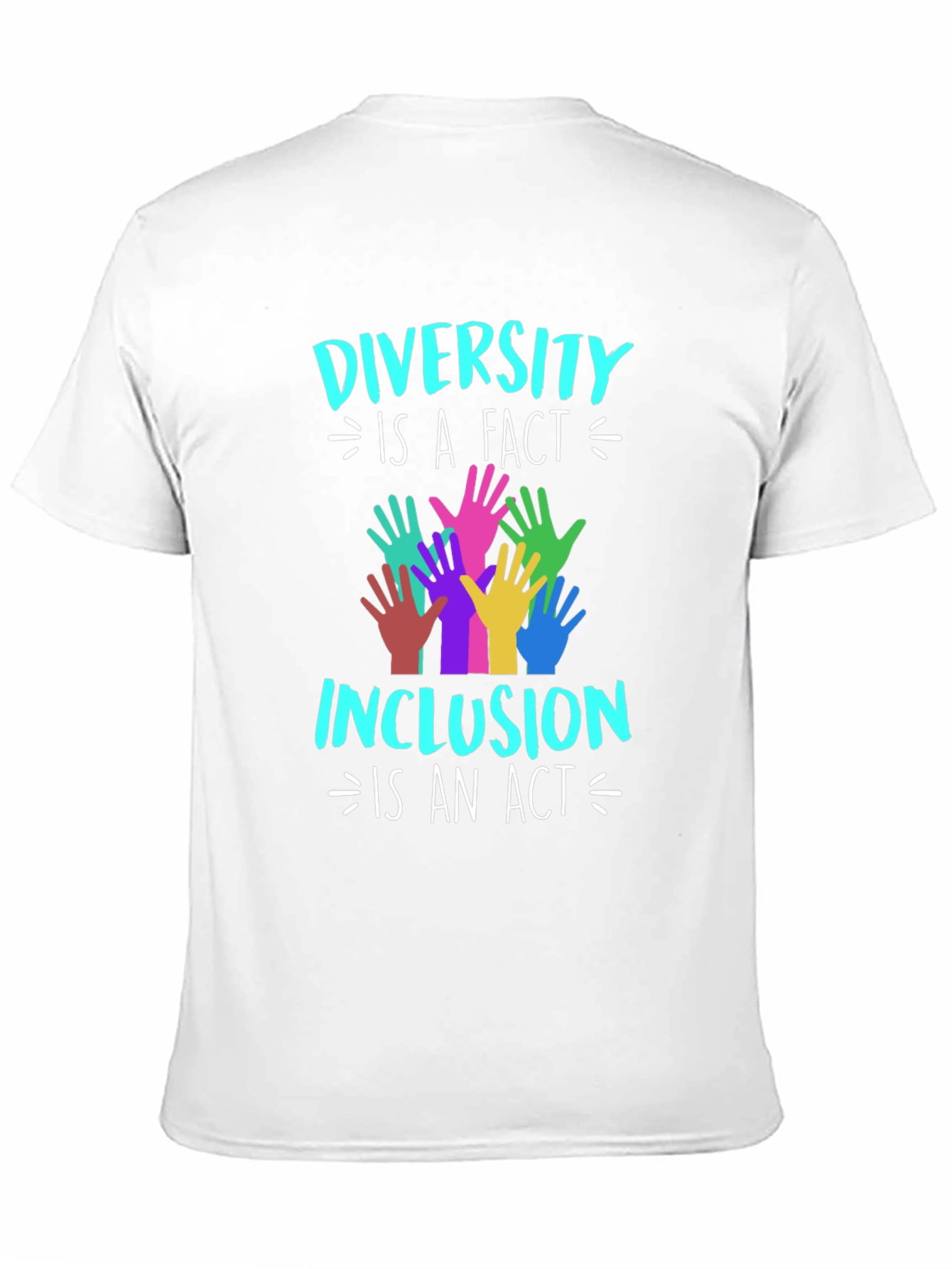 Diversity Inclusion T-Shirt Equality Hands Graphic Tee