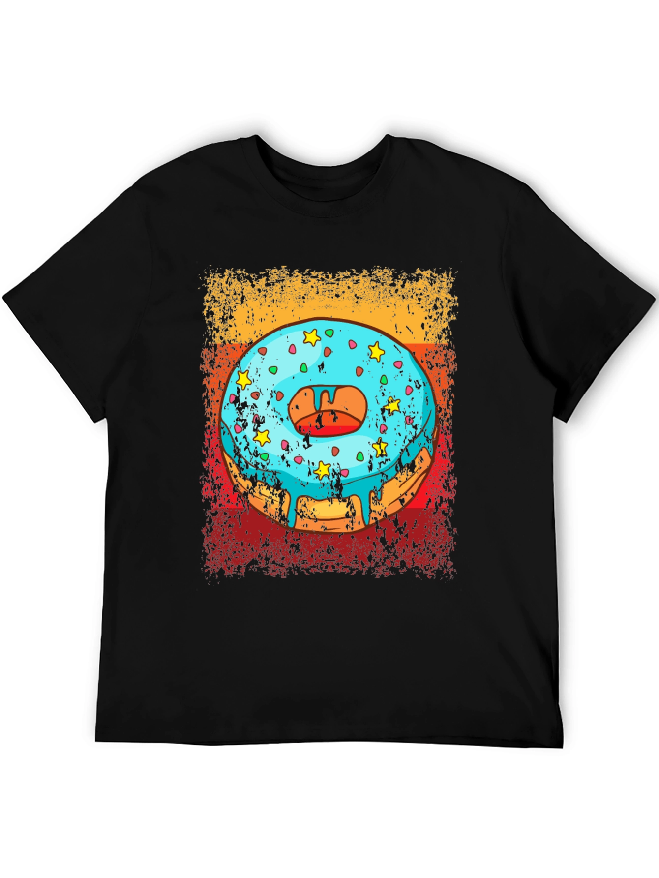 Donut Graphic Tee - Novelty T-Shirt