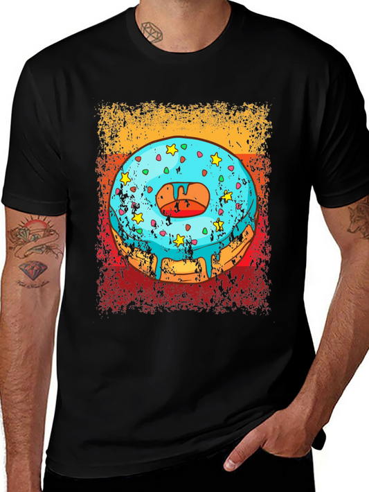 Donut Graphic Tee - Novelty T-Shirt