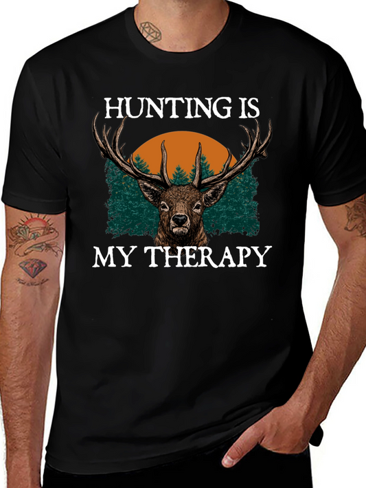 Hunting is My Therapy Graphic Tee