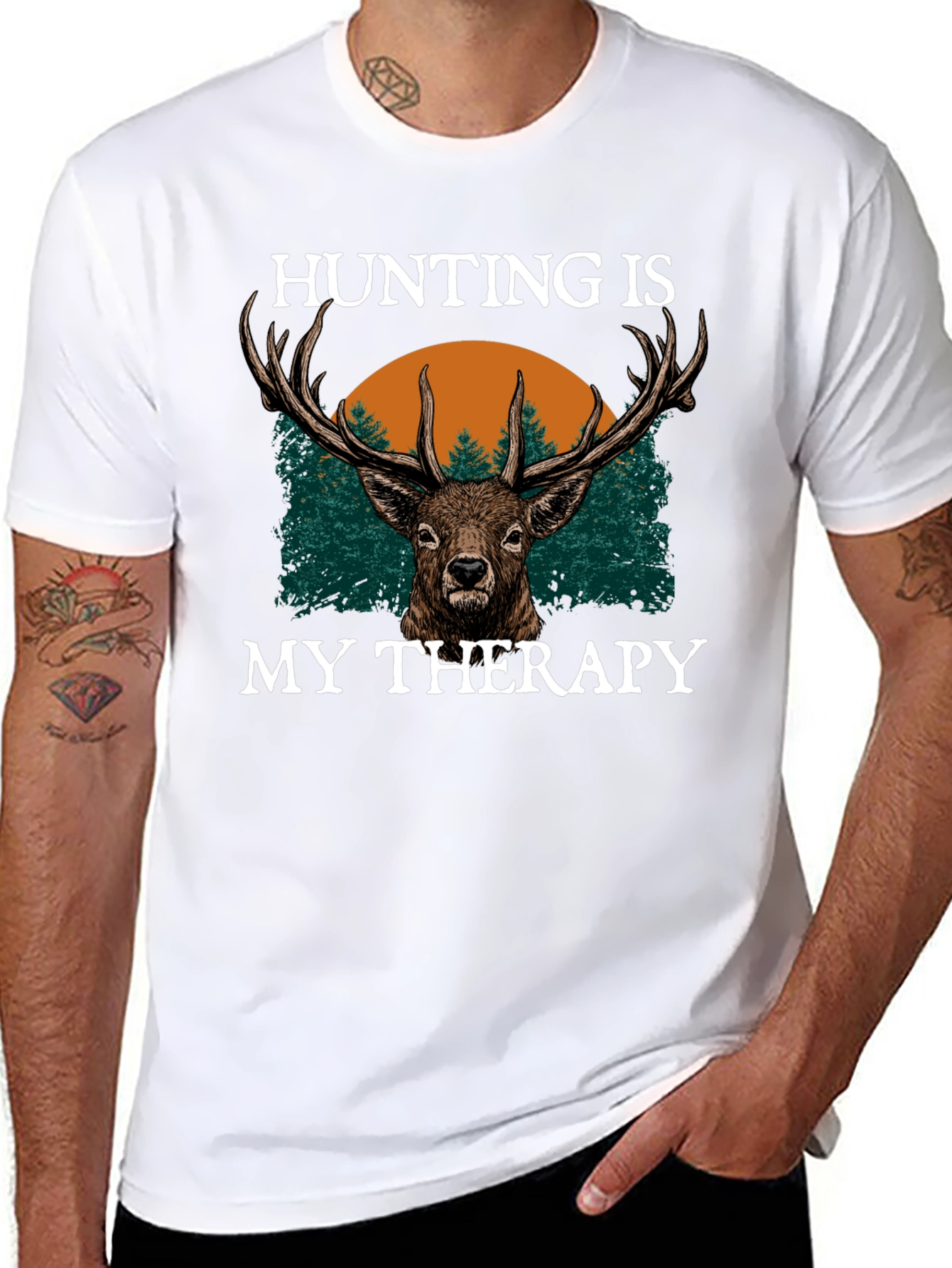 Hunting is My Therapy Graphic Tee