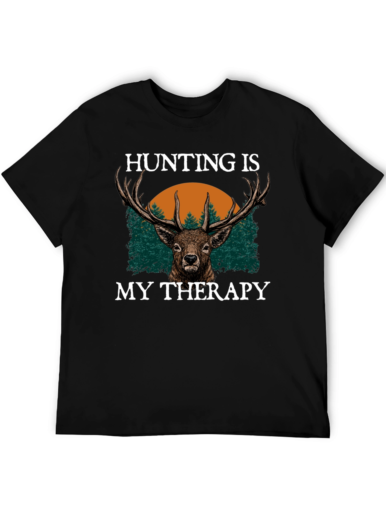 Hunting is My Therapy Graphic Tee