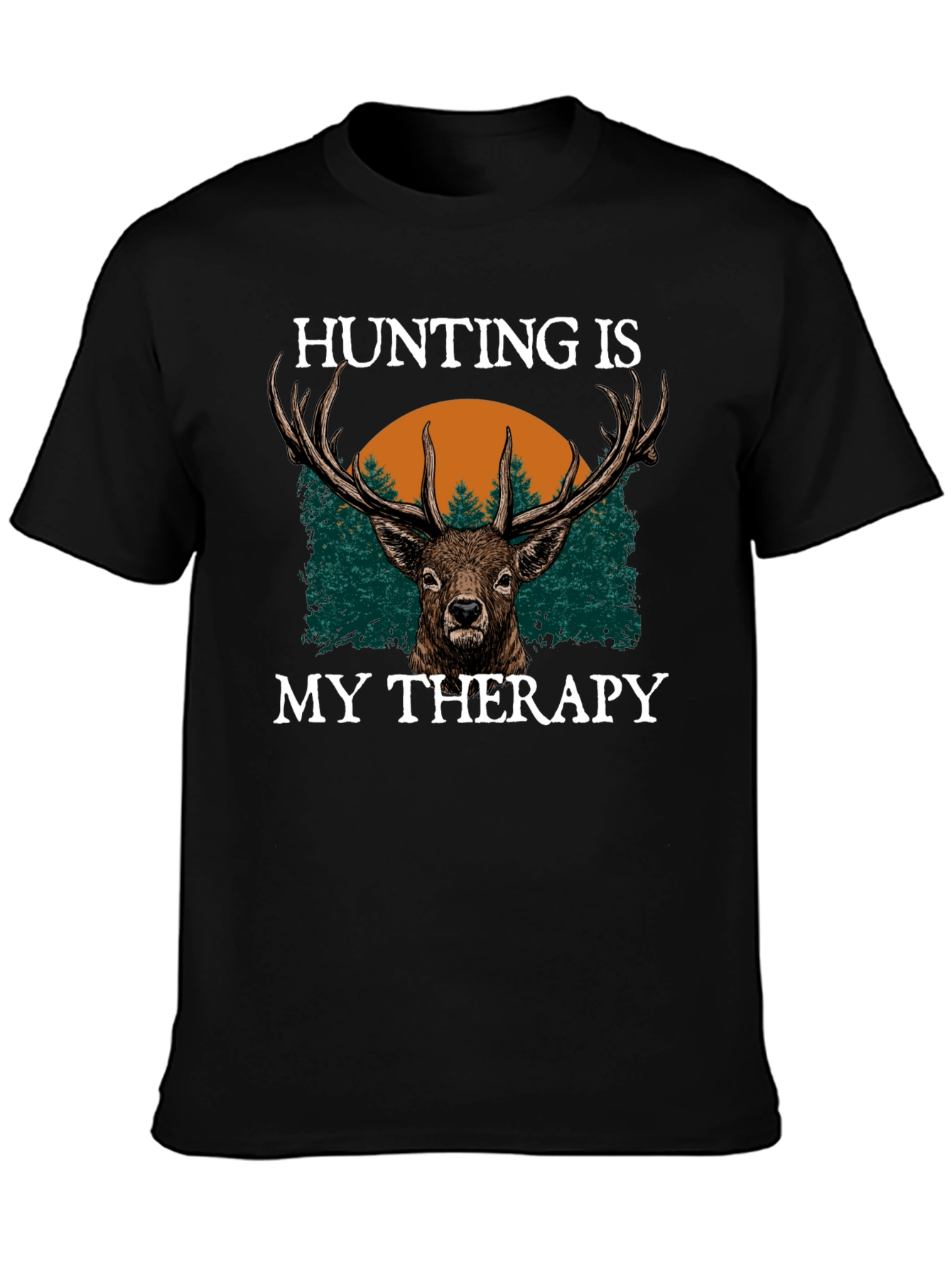 Hunting is My Therapy Graphic Tee