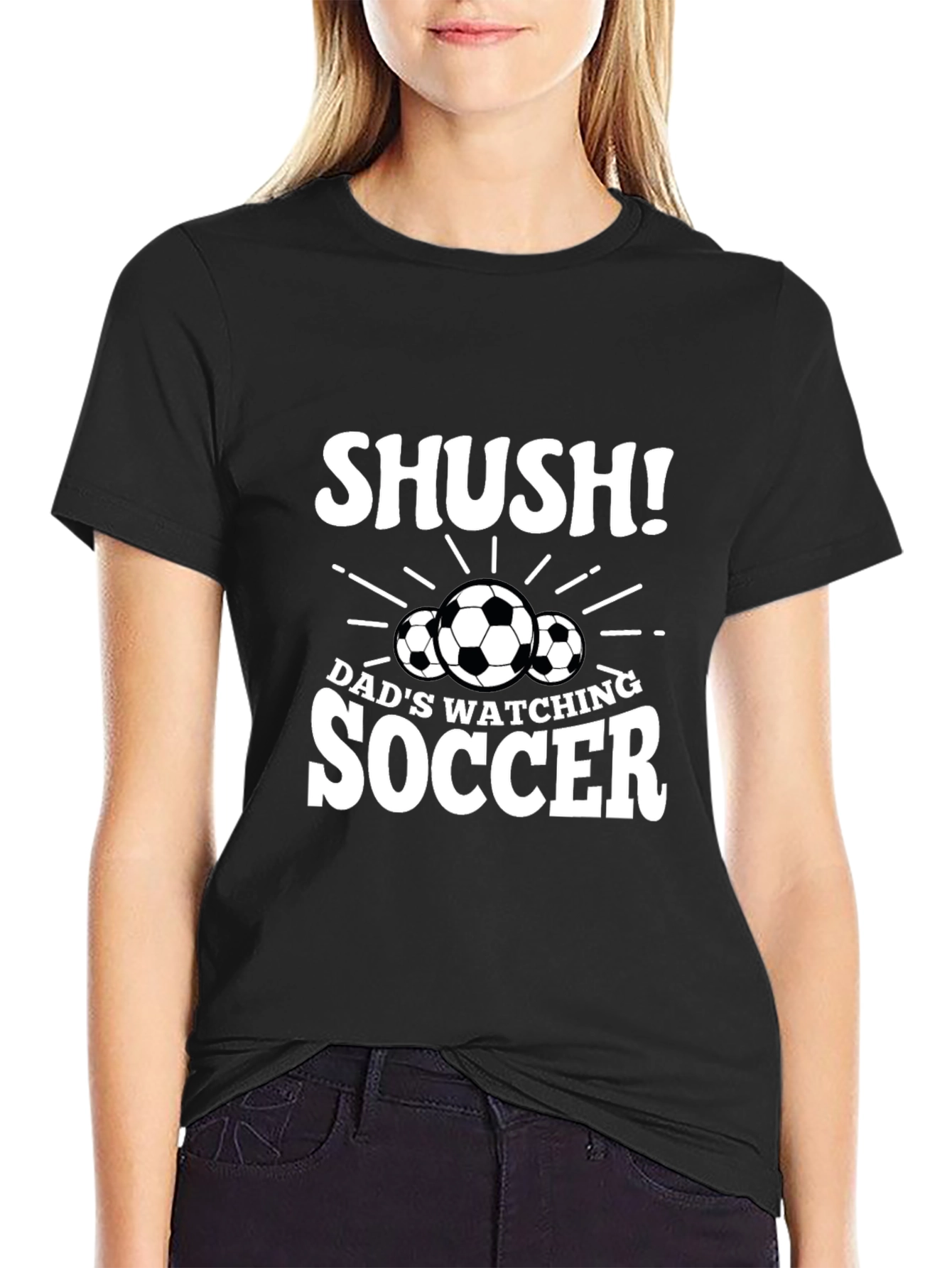 Dads Watching Soccer T-Shirt - Shush!