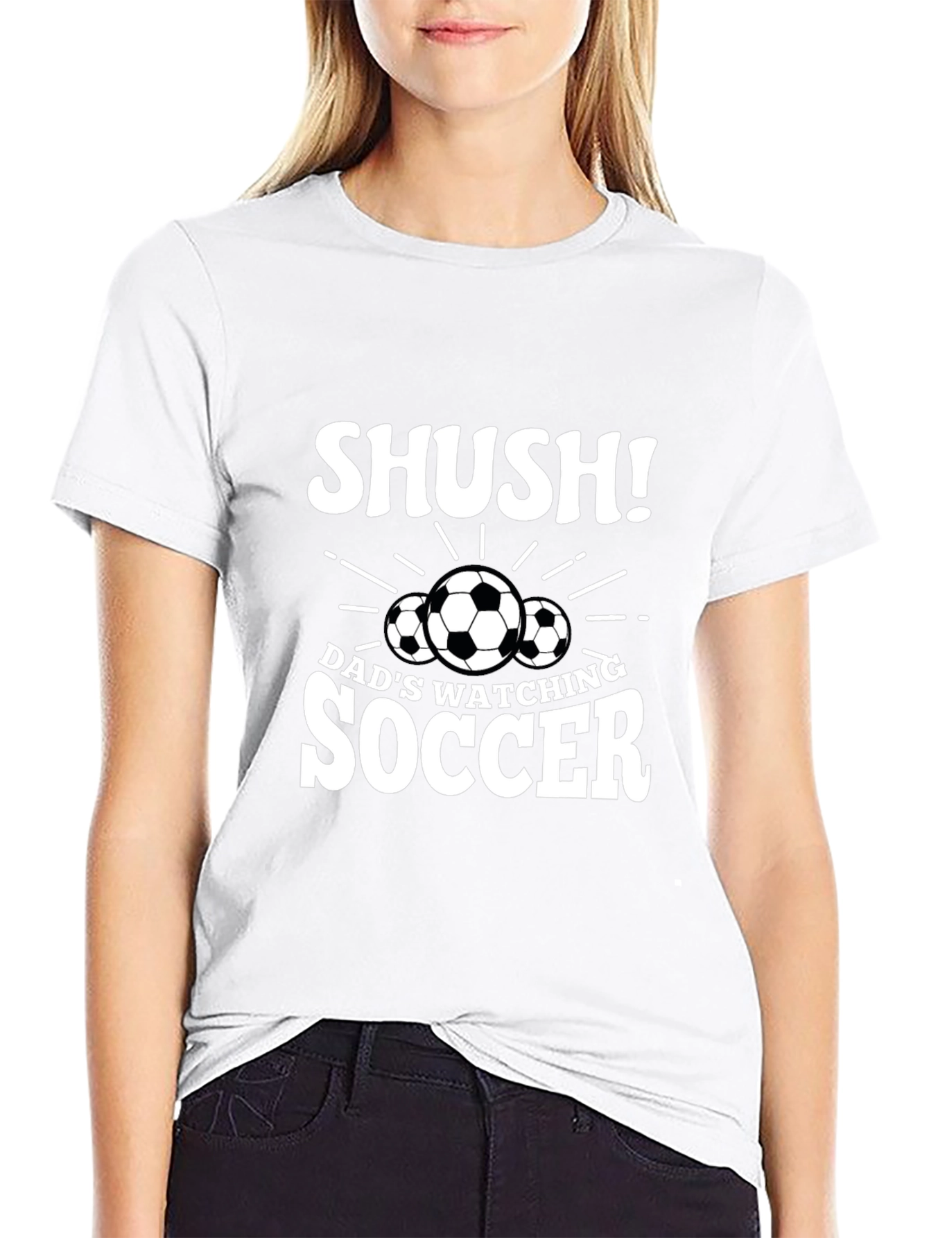 Dads Watching Soccer T-Shirt - Shush!