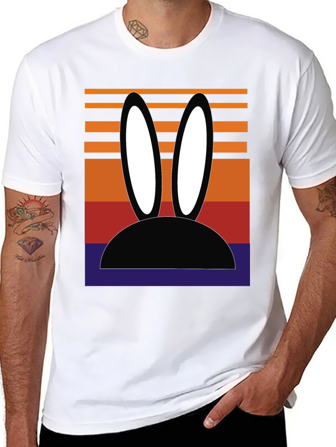 Retro Bunny Ears Graphic Tee