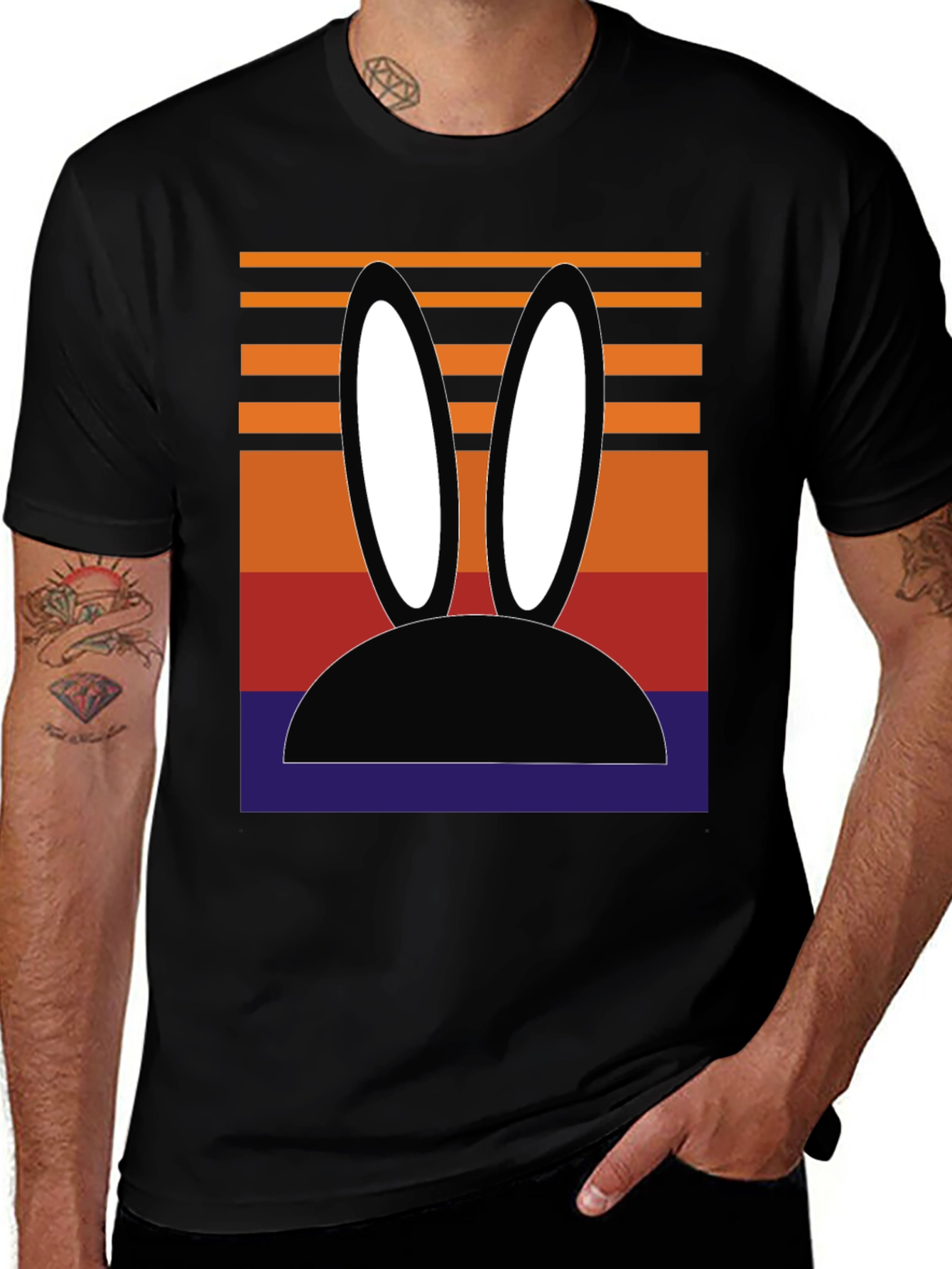 Retro Bunny Ears Graphic Tee