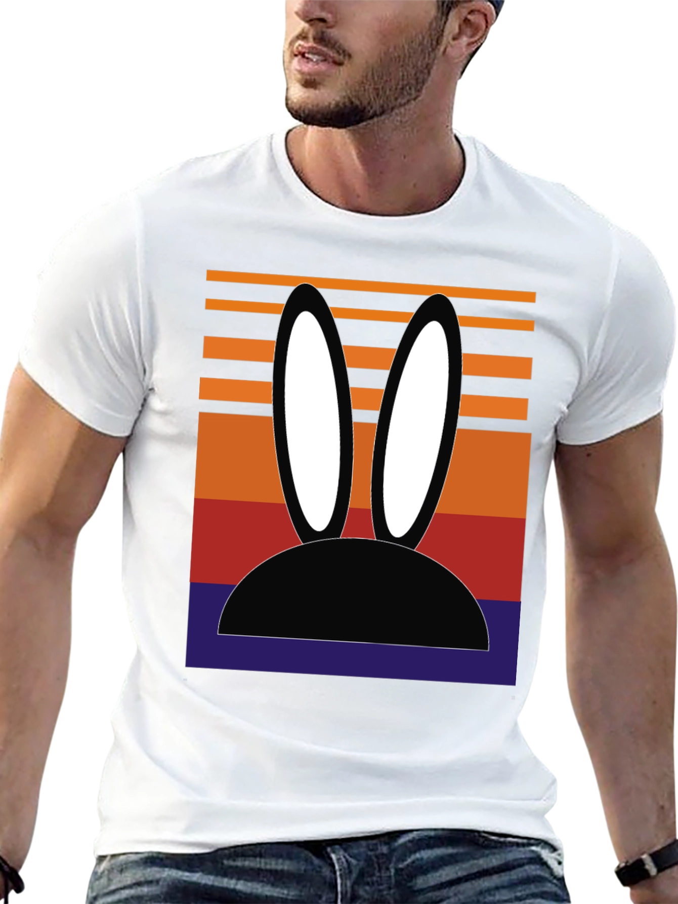 Retro Bunny Ears Graphic Tee