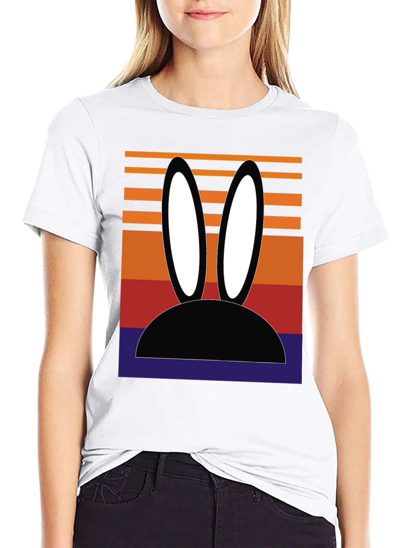 Retro Bunny Ears Graphic Tee
