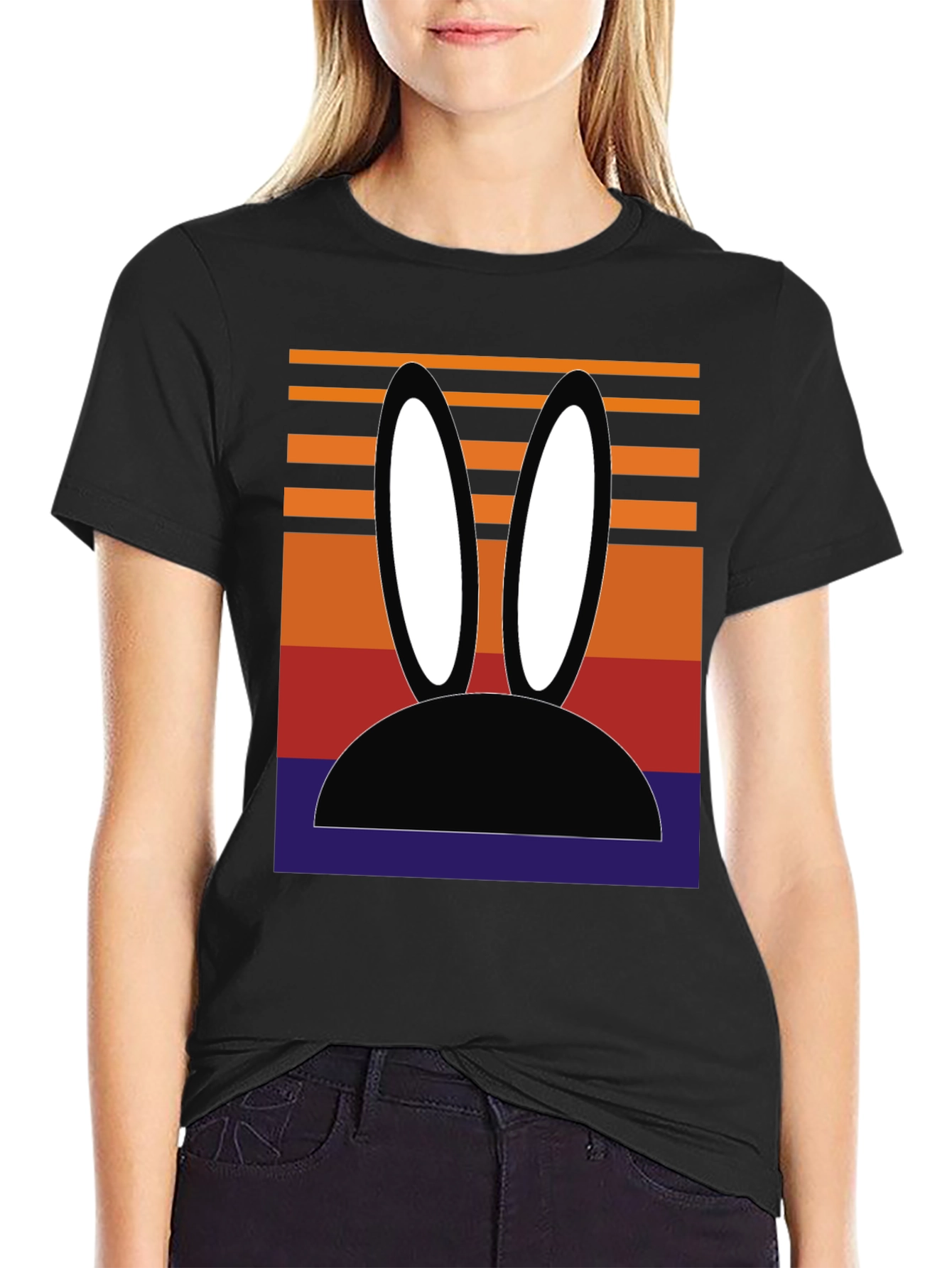Retro Bunny Ears Graphic Tee