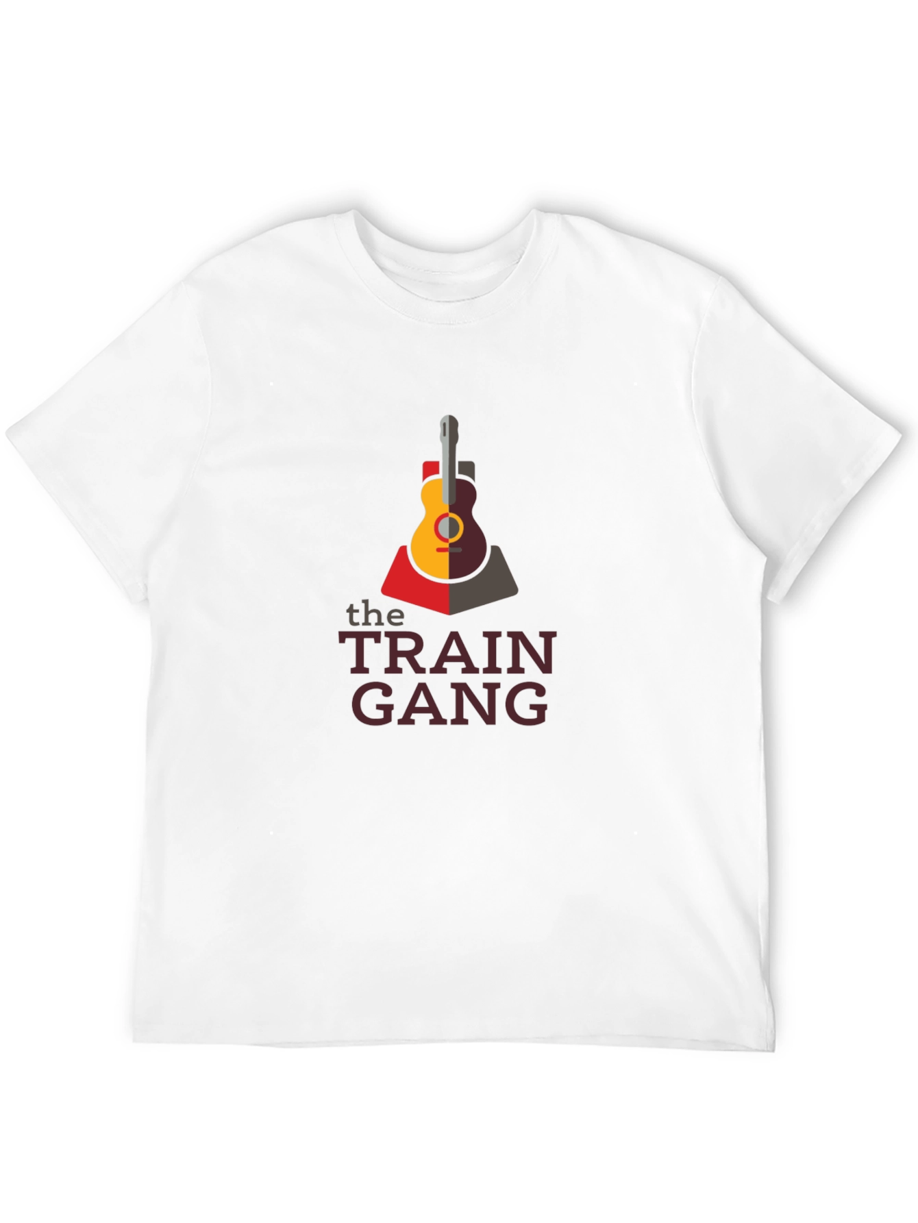 The Train Gang Graphic Tee - Black Cotton T-Shirt