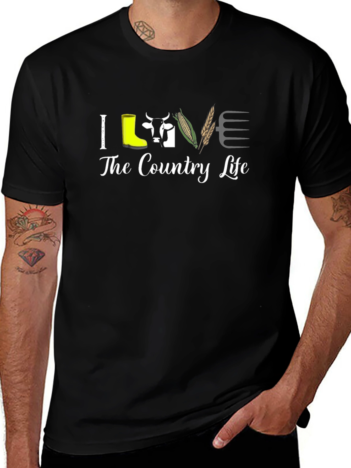 Country Life T-Shirt -  Farm Tee