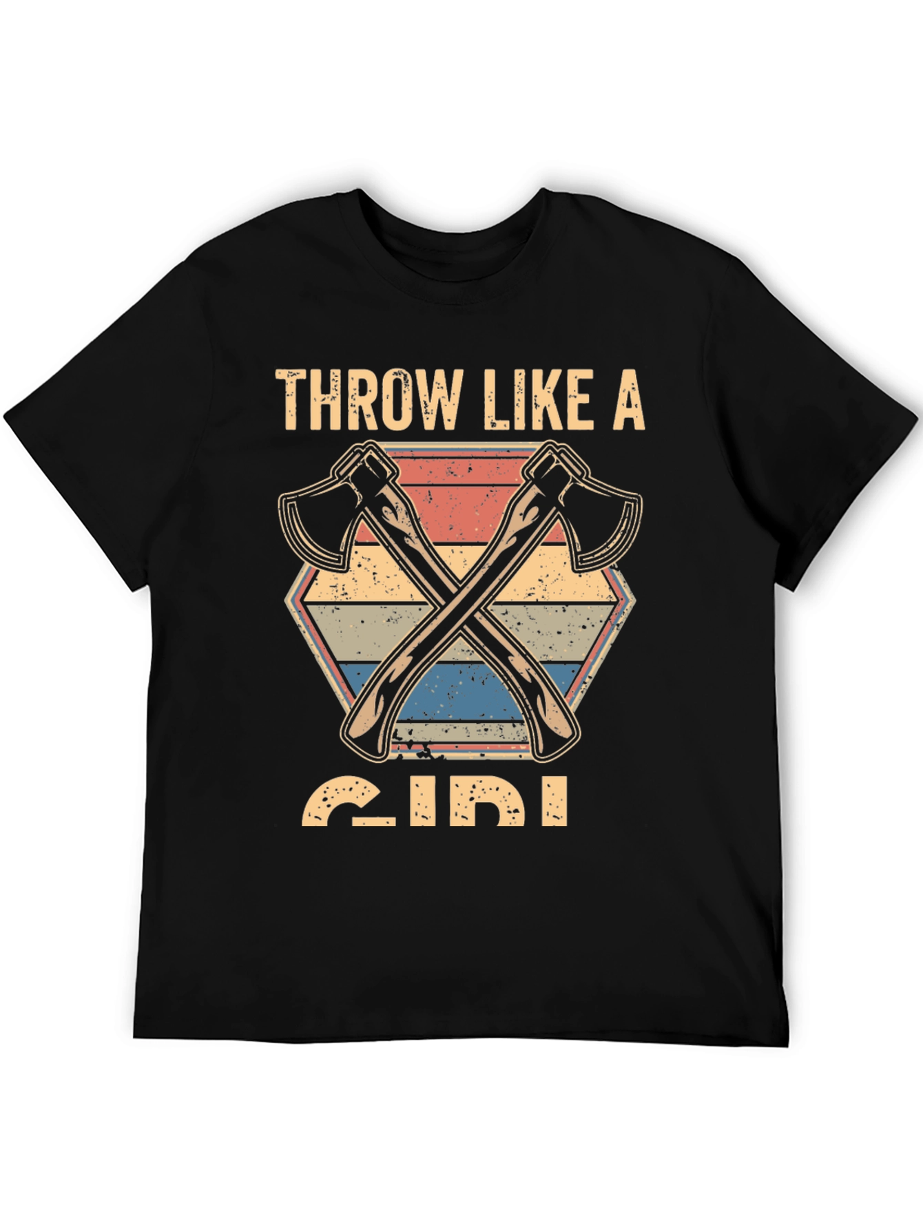 Throw Like A Girl Axe T-Shirt