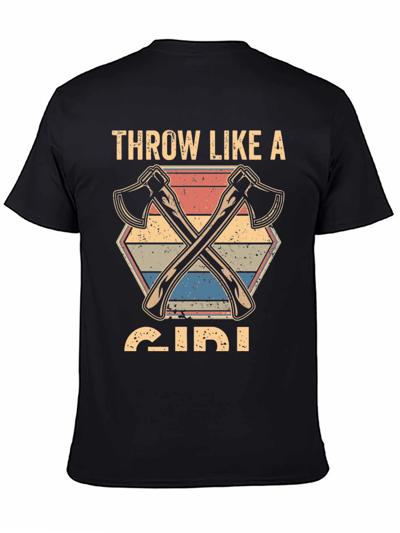 Throw Like A Girl Axe T-Shirt