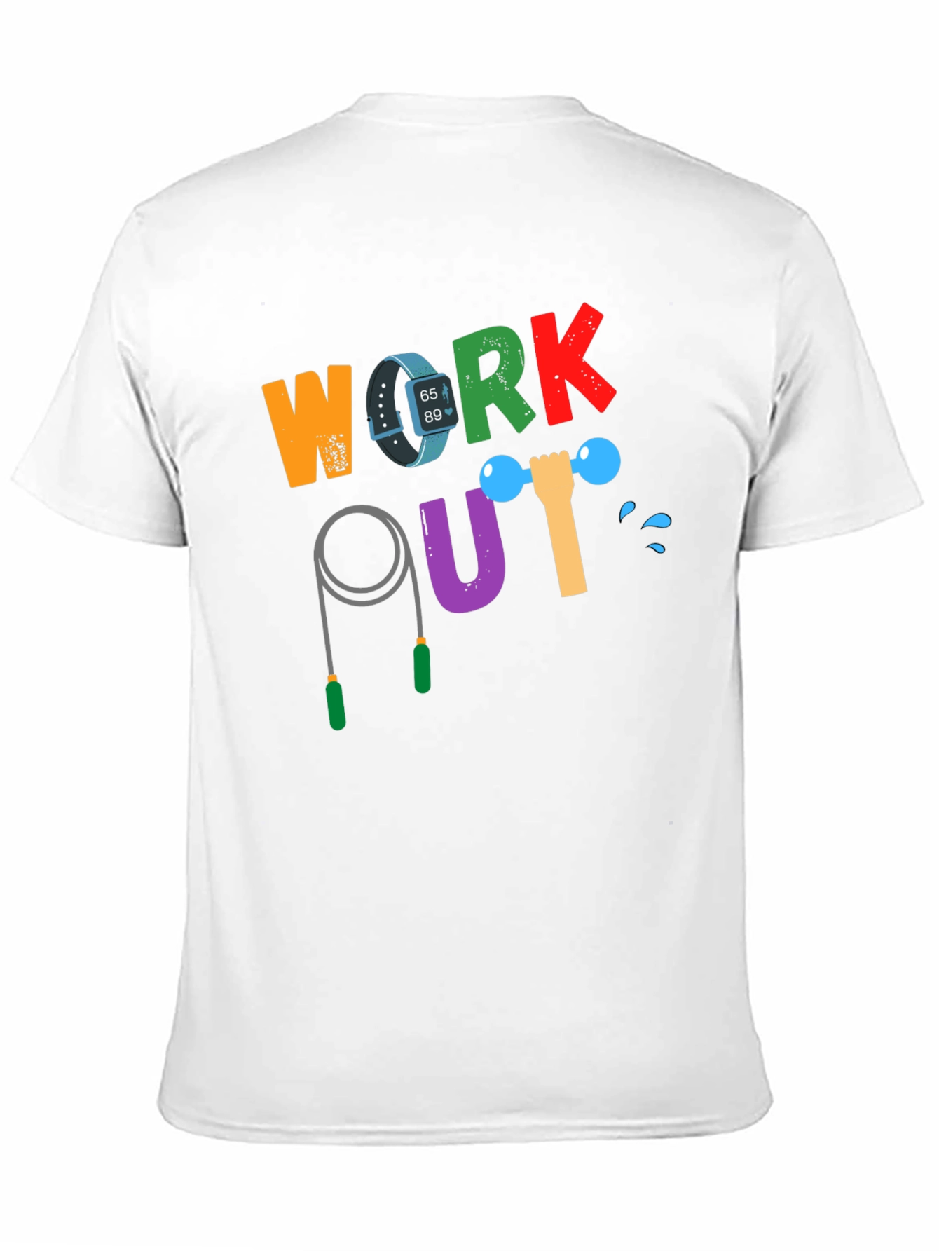 Workout Graphic Tee - Fitness Motivation Shirt