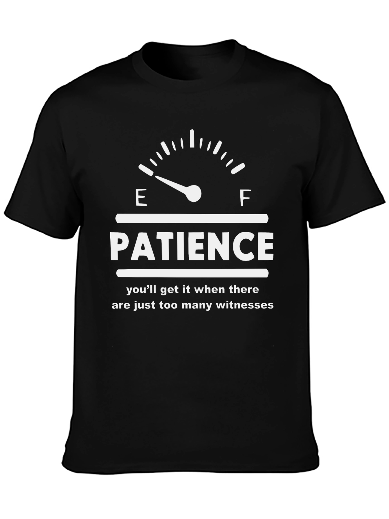 Patience Gauge Graphic T-Shirt
