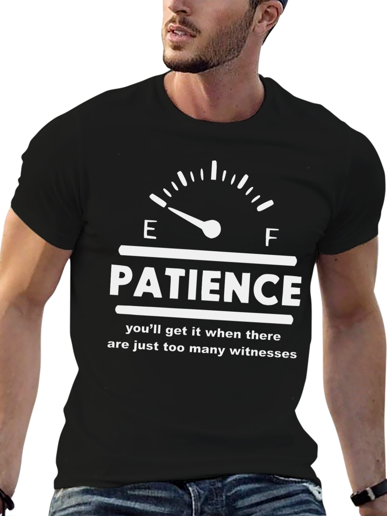 Patience Gauge Graphic T-Shirt