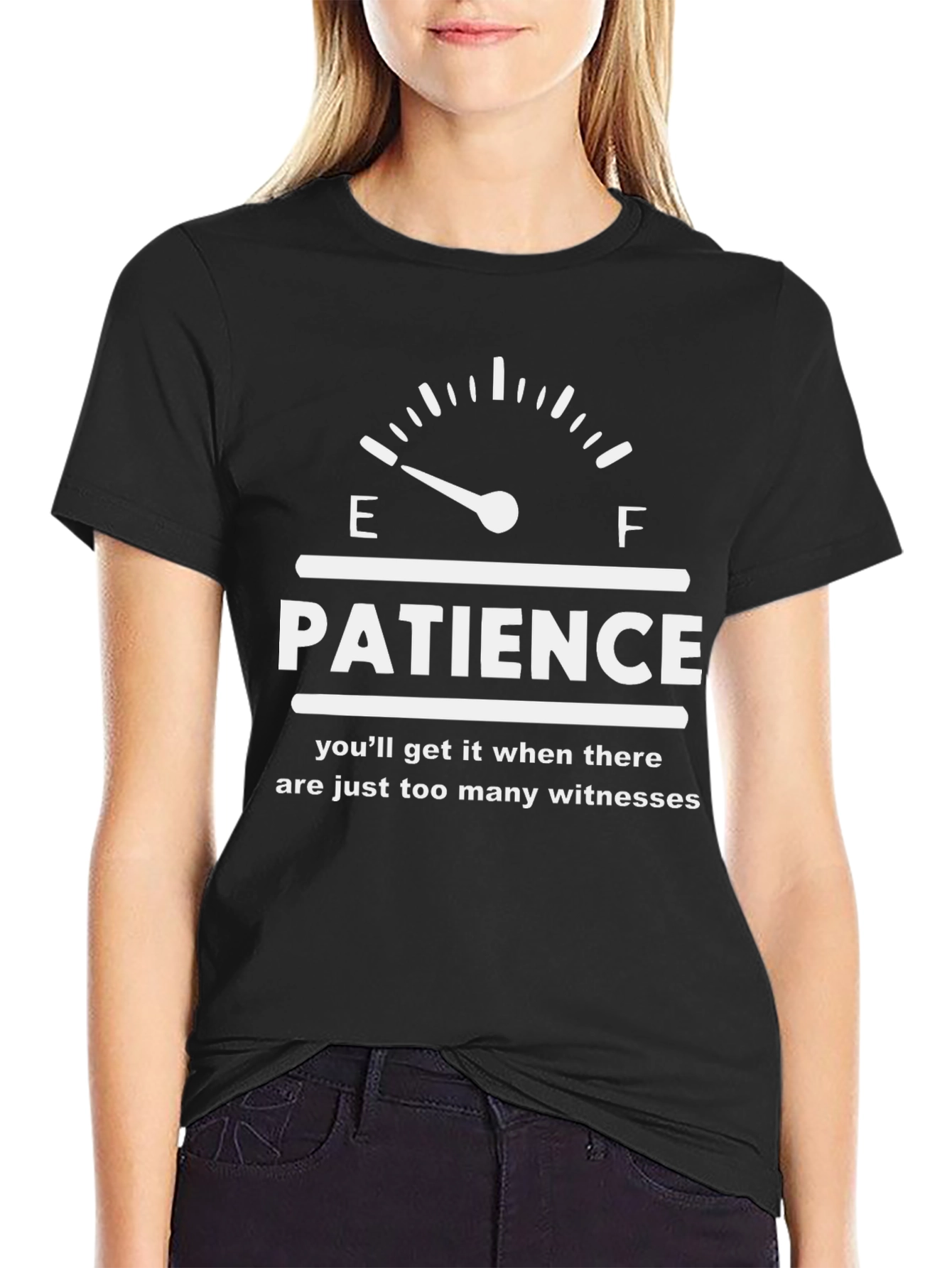 Patience Gauge Graphic T-Shirt