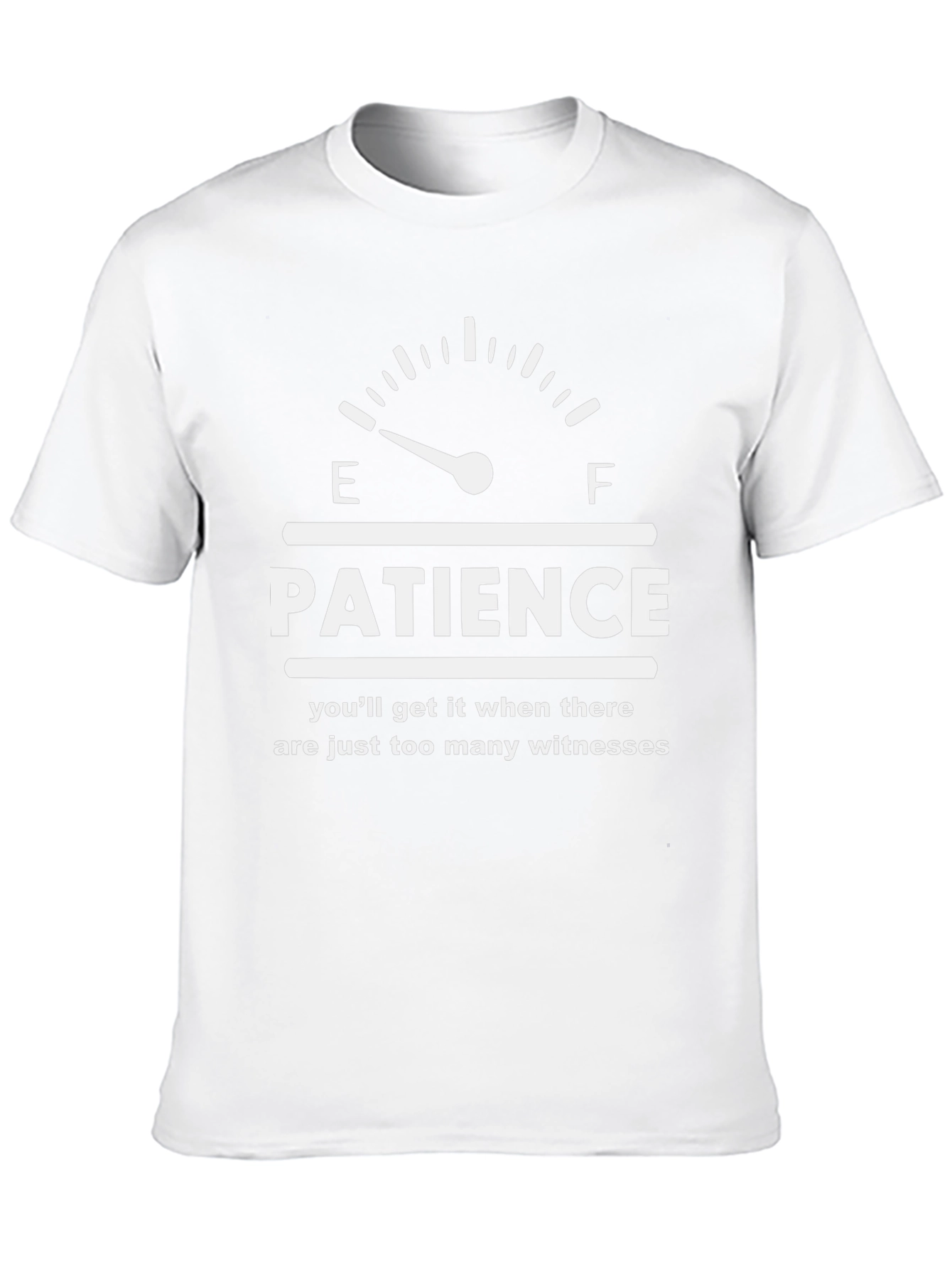 Patience Gauge Graphic T-Shirt