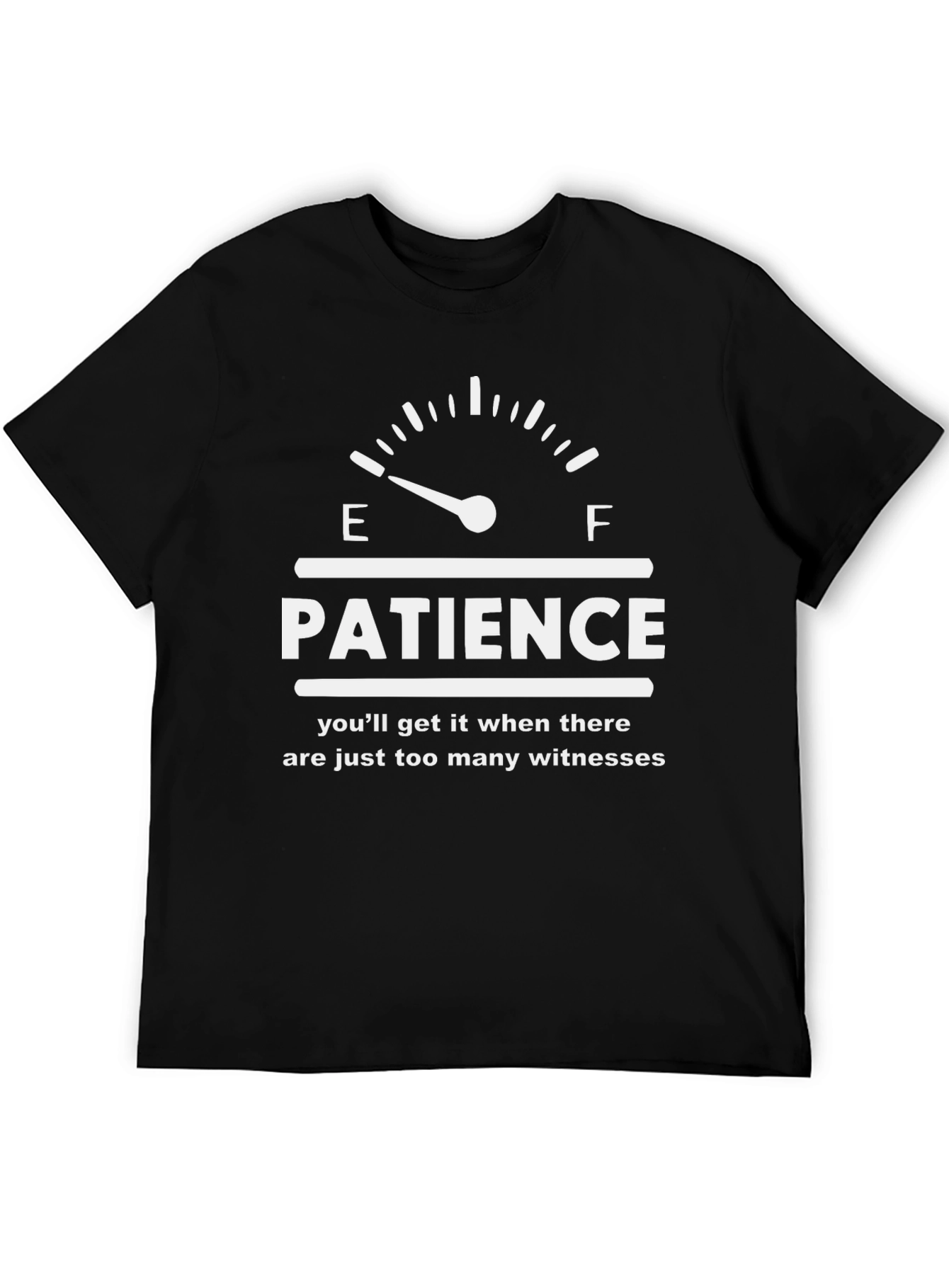 Patience Gauge Graphic T-Shirt