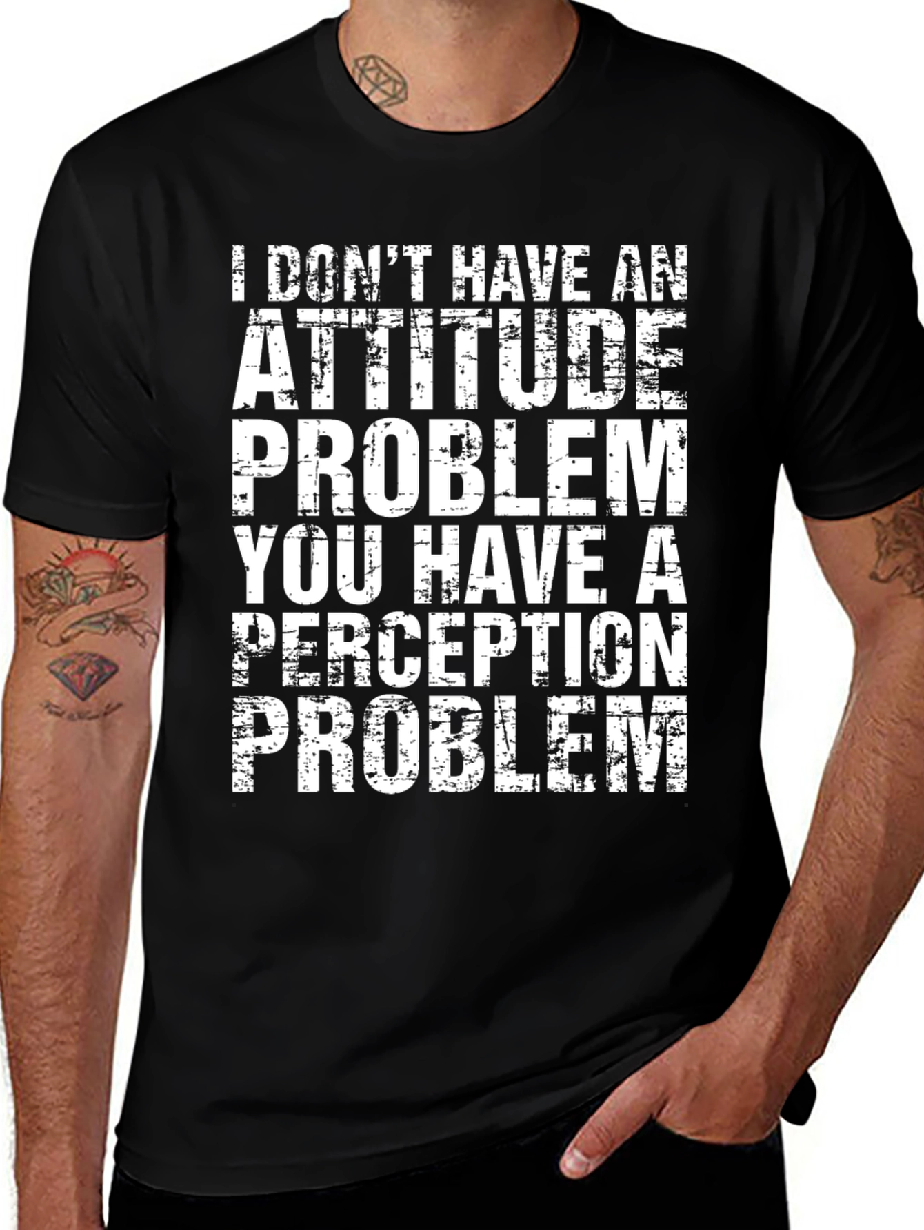 Attitude Problem Graphic Tee - Mens Sarcastic T-Shirt