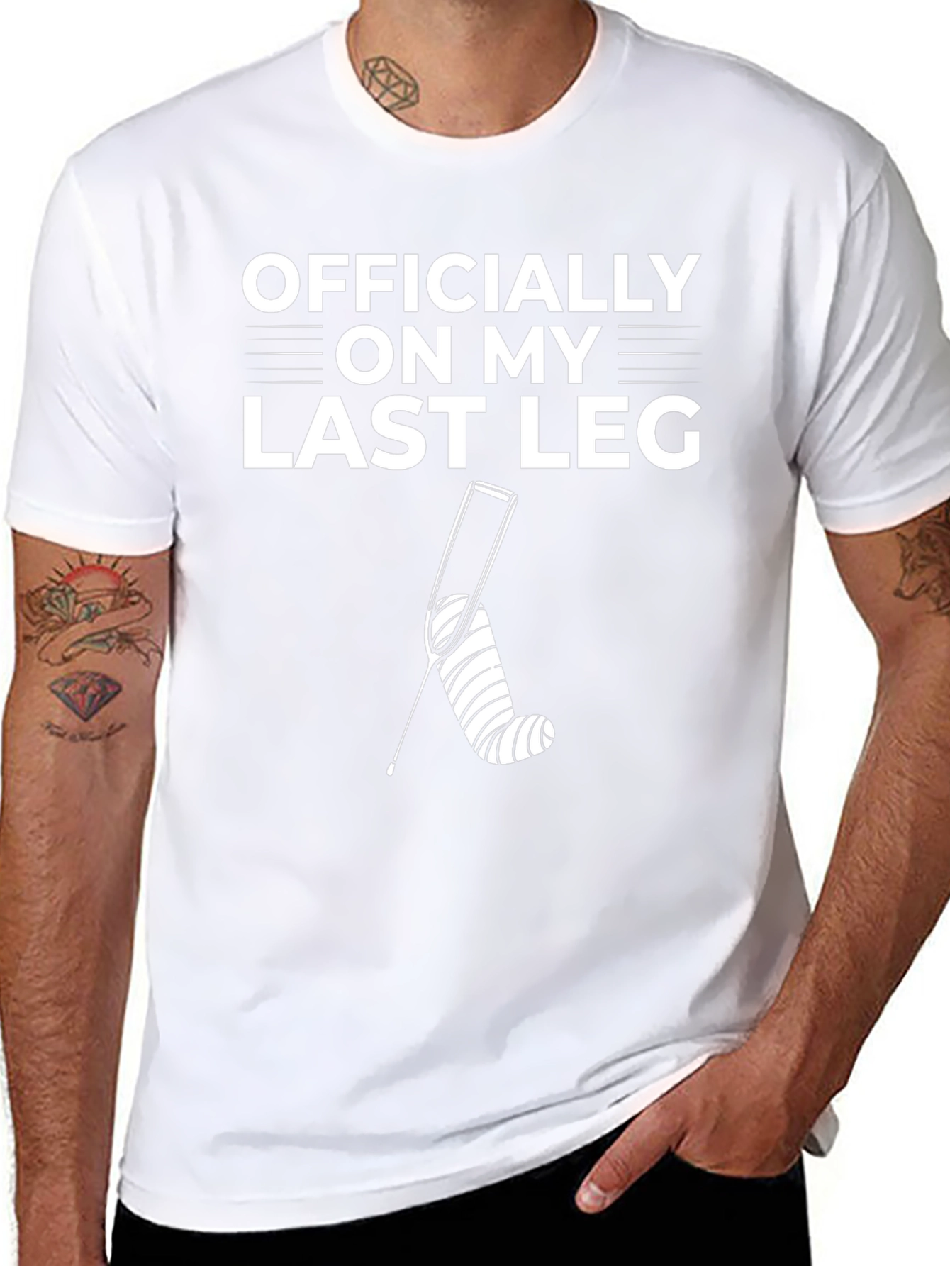 Officially On My Last Leg Graphic T-Shirt
